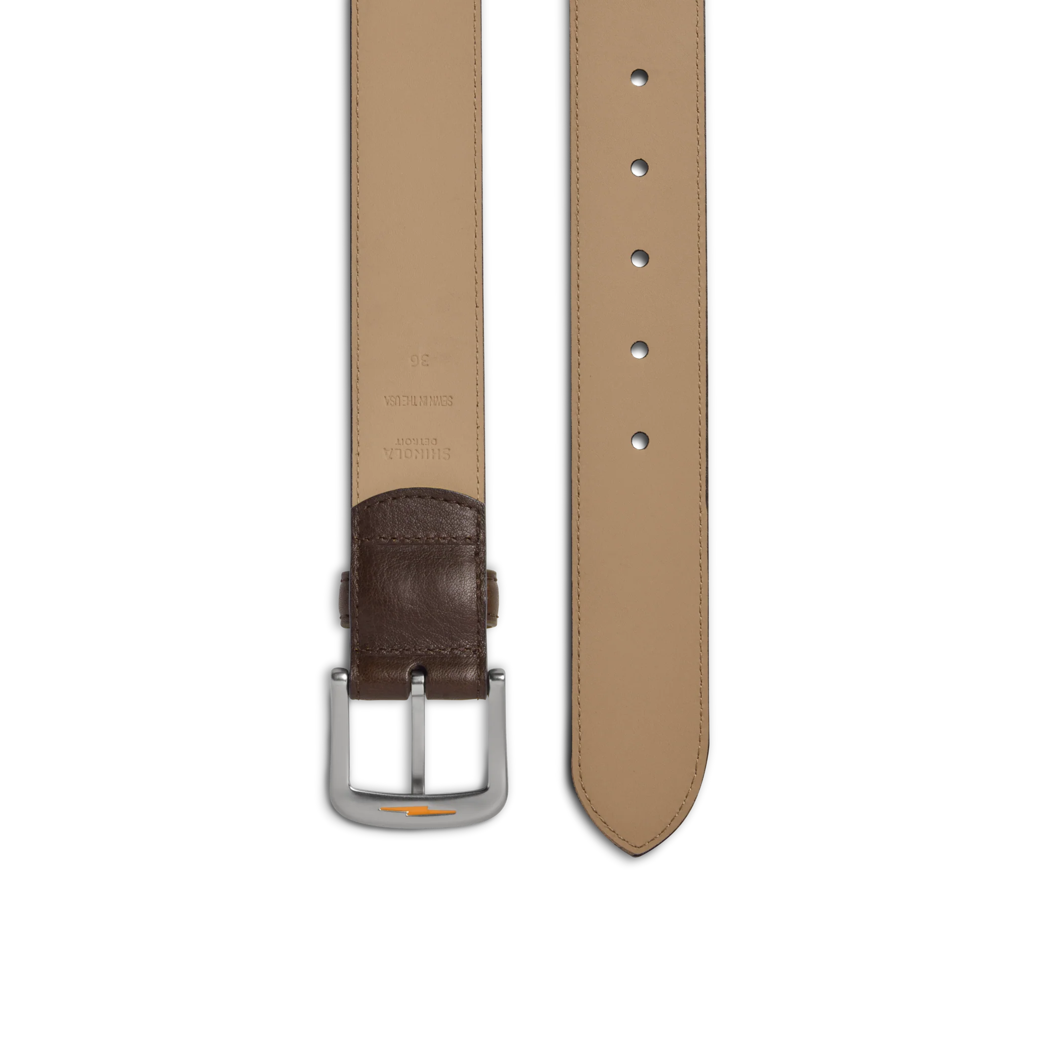 1 1/2" Canfield Belt - Dark Brown - Image 2