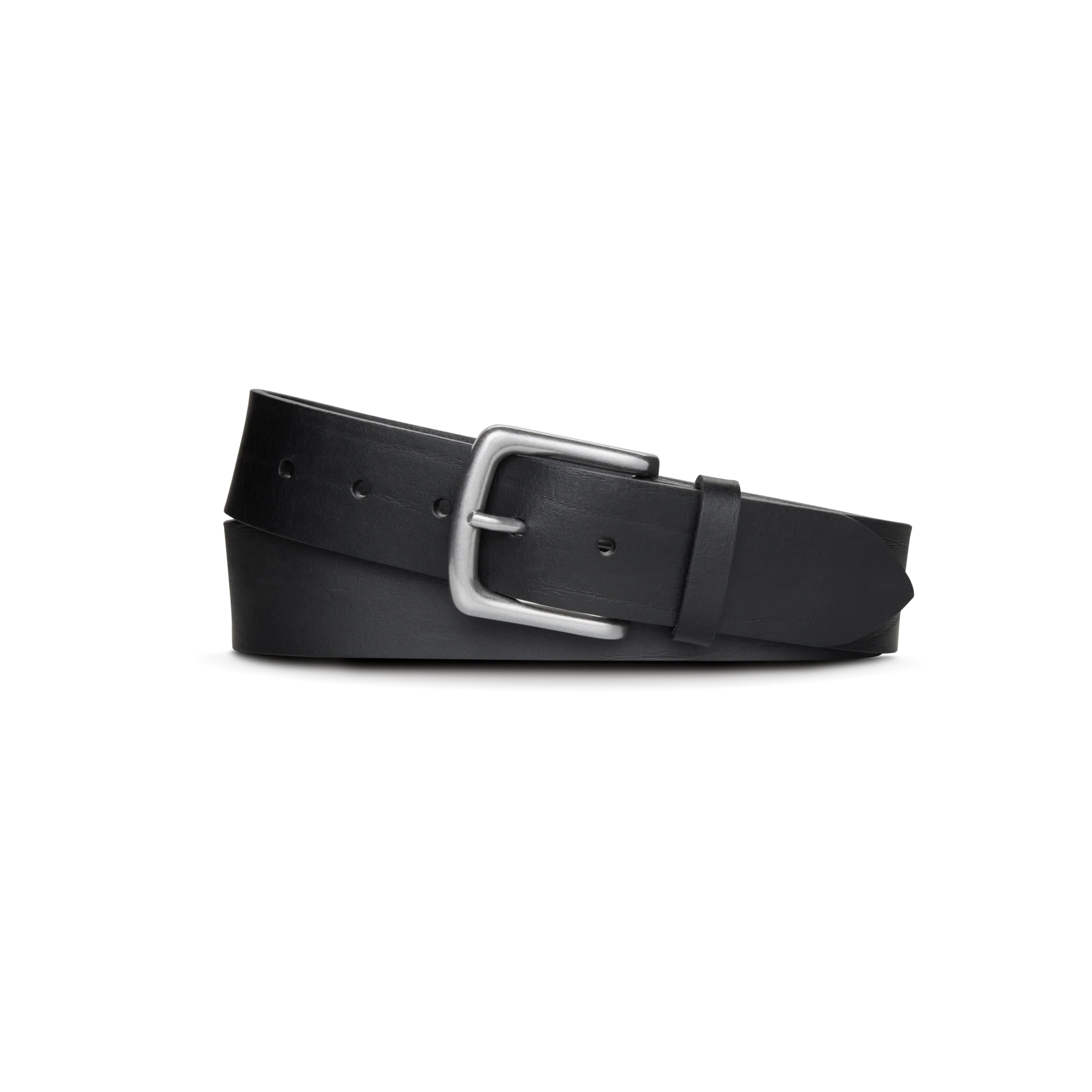 1 1/2" Essential Belt Natural Leather - Black