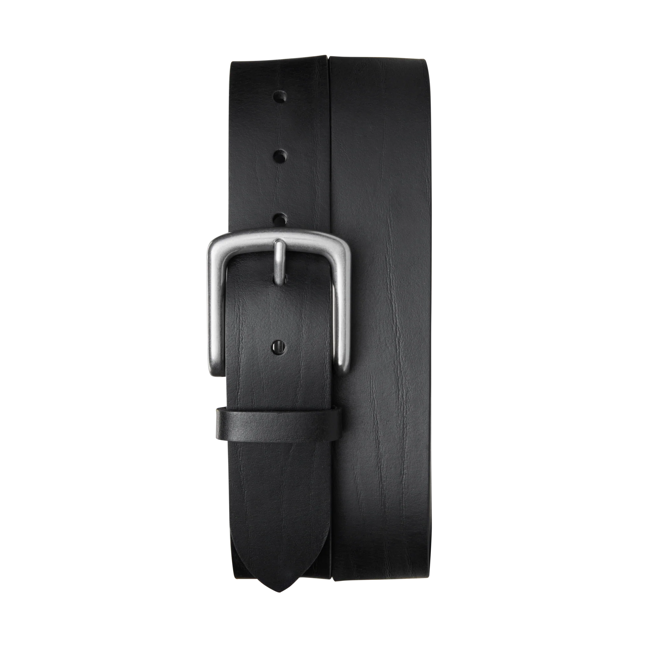 1 1/2" Essential Belt Natural Leather - Black - Image 2