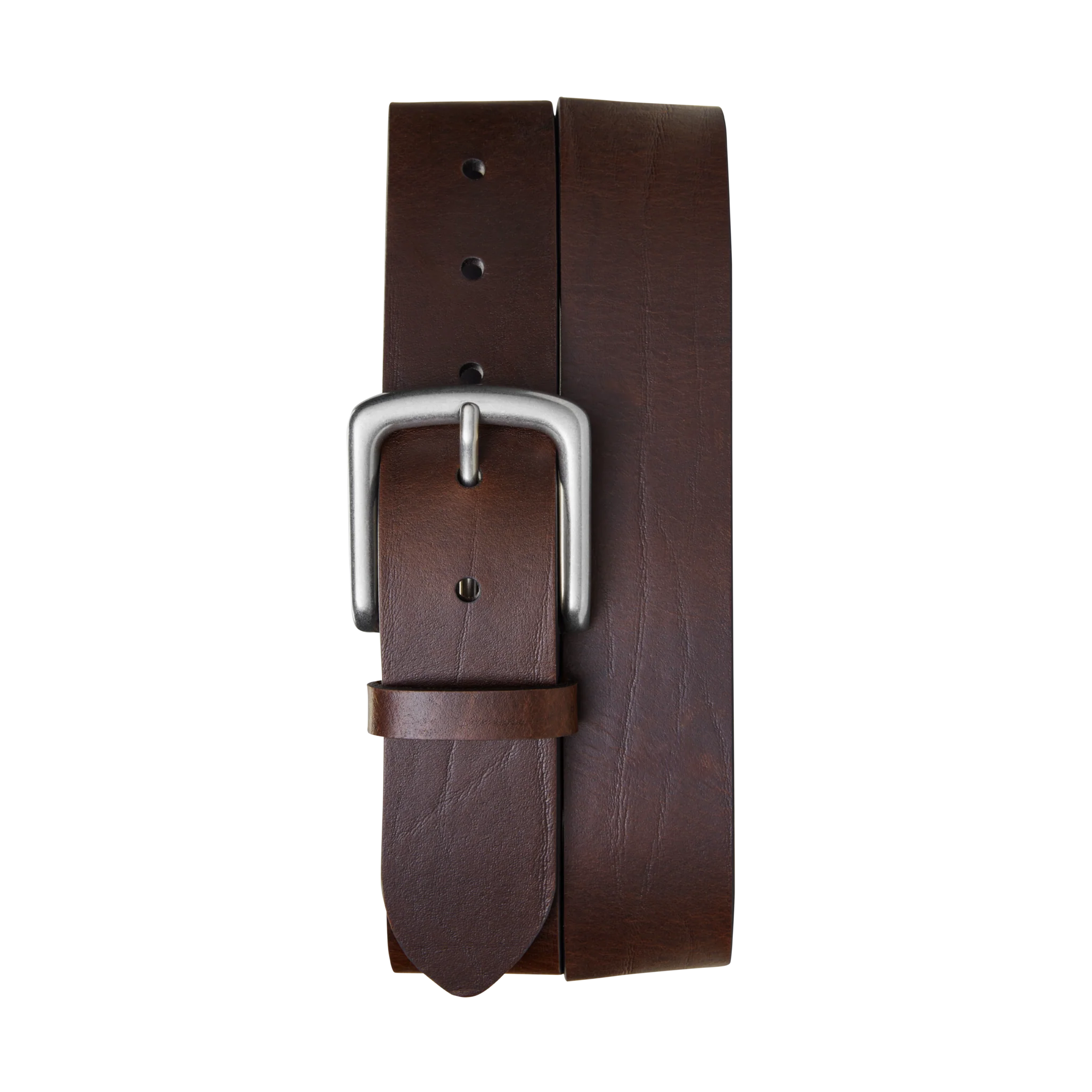 1 1/2" Essential Belt Natural Leather - Dark Brown - Image 2