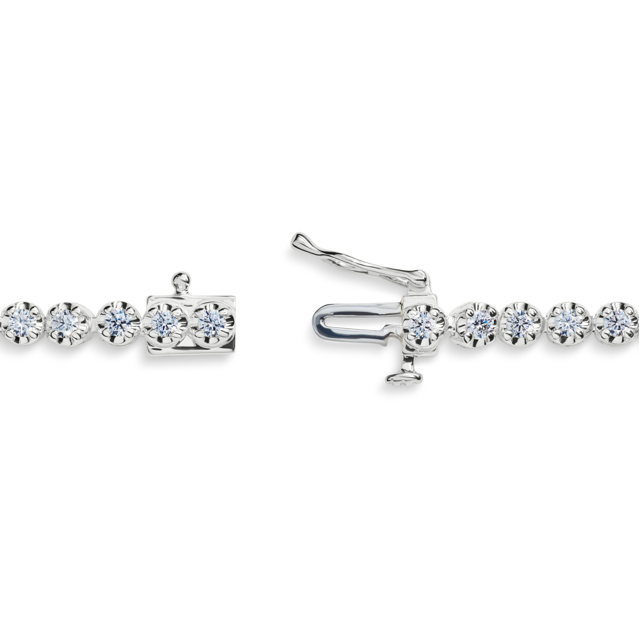 1.84 Carat 6.5" Diamond Tennis Bracelet - White Gold - Image 3
