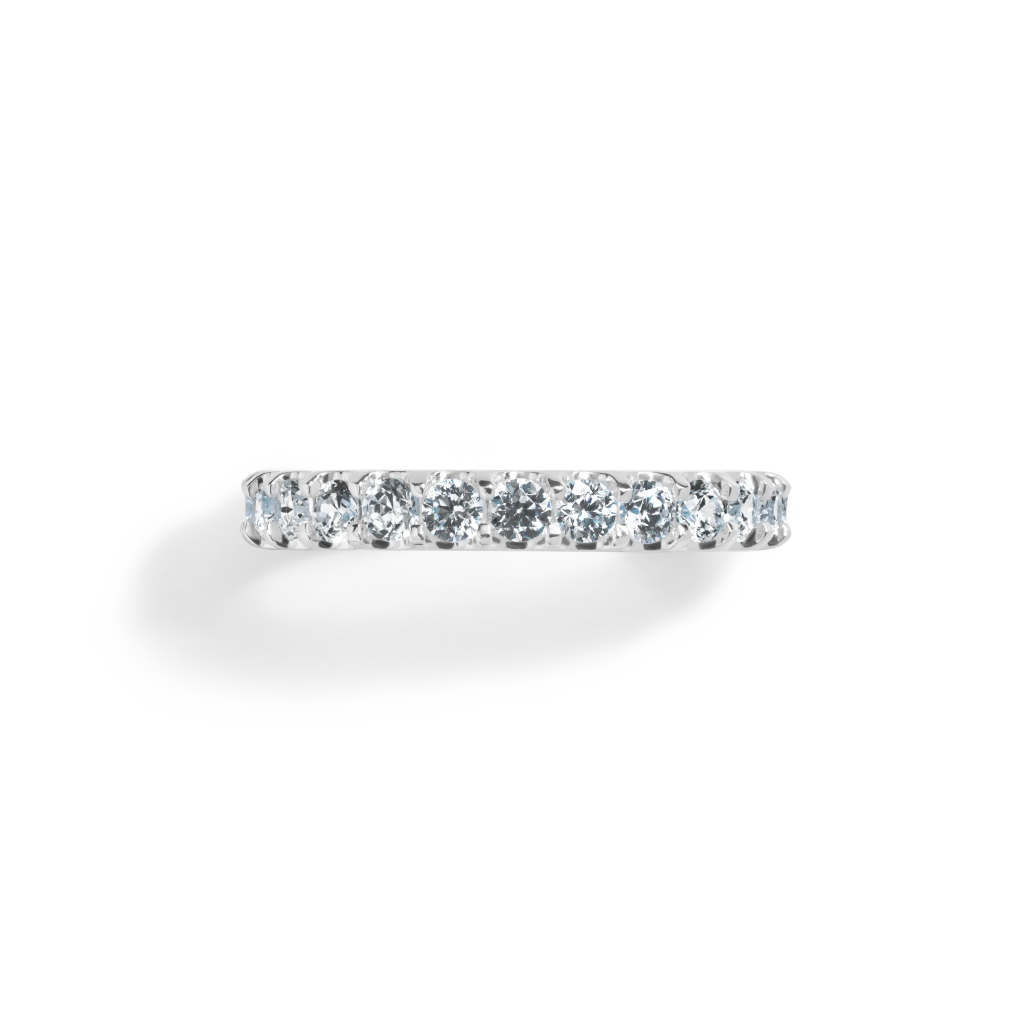 1 Carat Diamond Anniversary Band - White Gold - Image 3