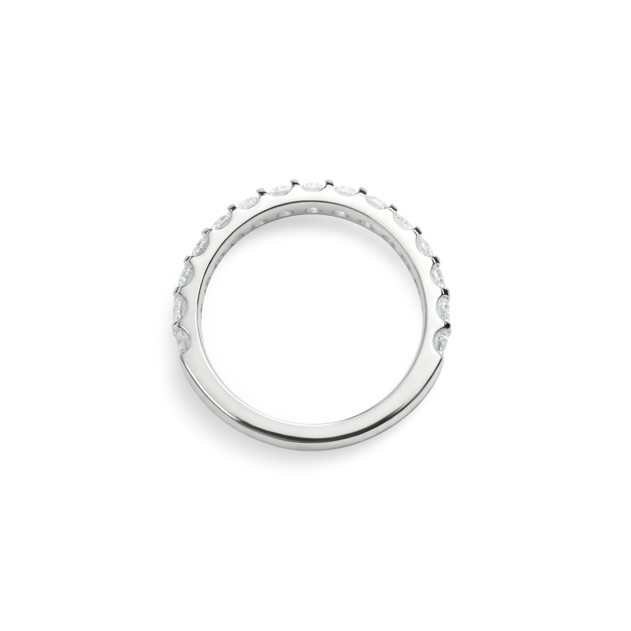 1 Carat Diamond Anniversary Band - White Gold - Image 4