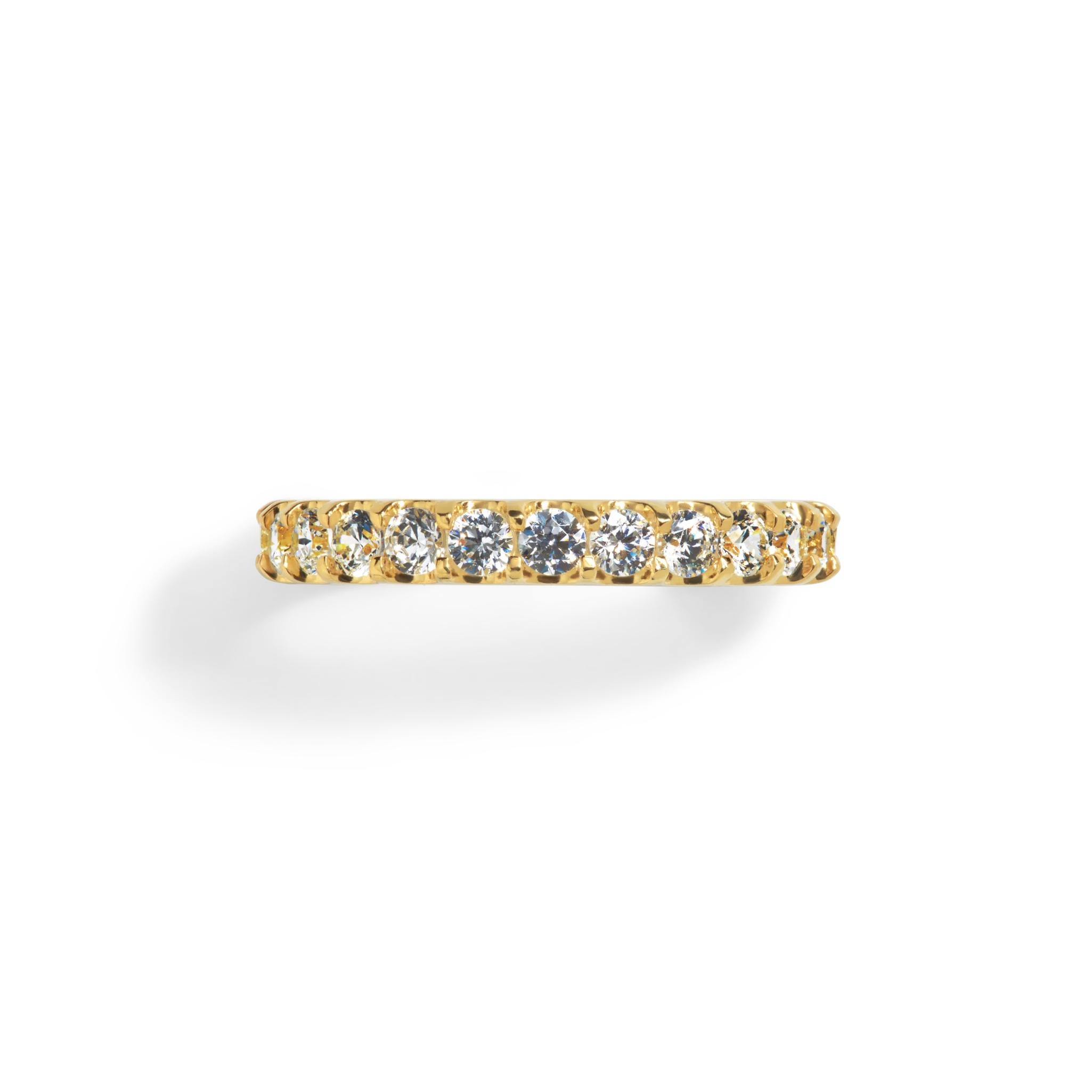 1 Carat Diamond Anniversary Band - Yellow Gold - Image 3