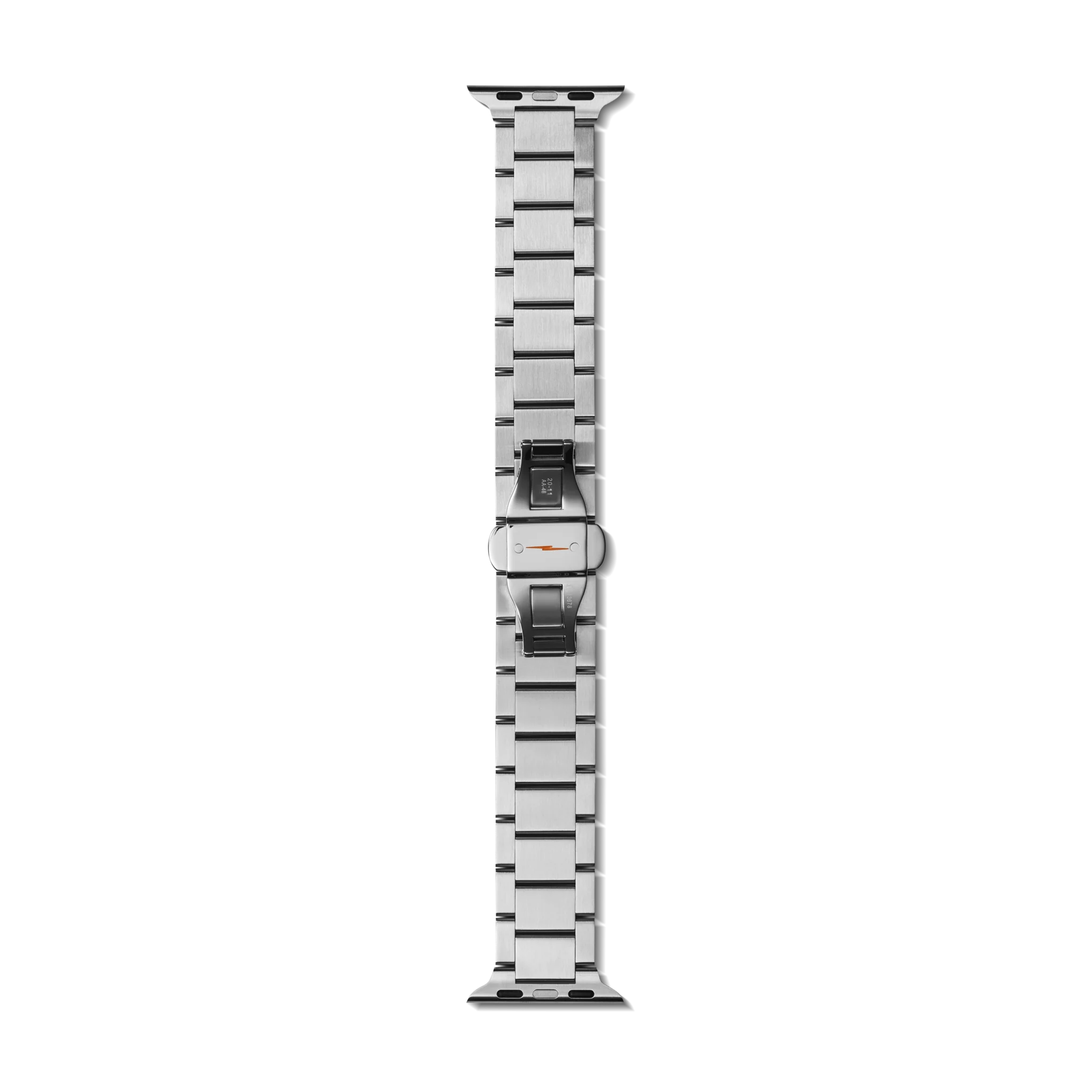 20mm Stainless Steel 3-Link Apple Watch Bracelet - Stainless Steel - Image 3