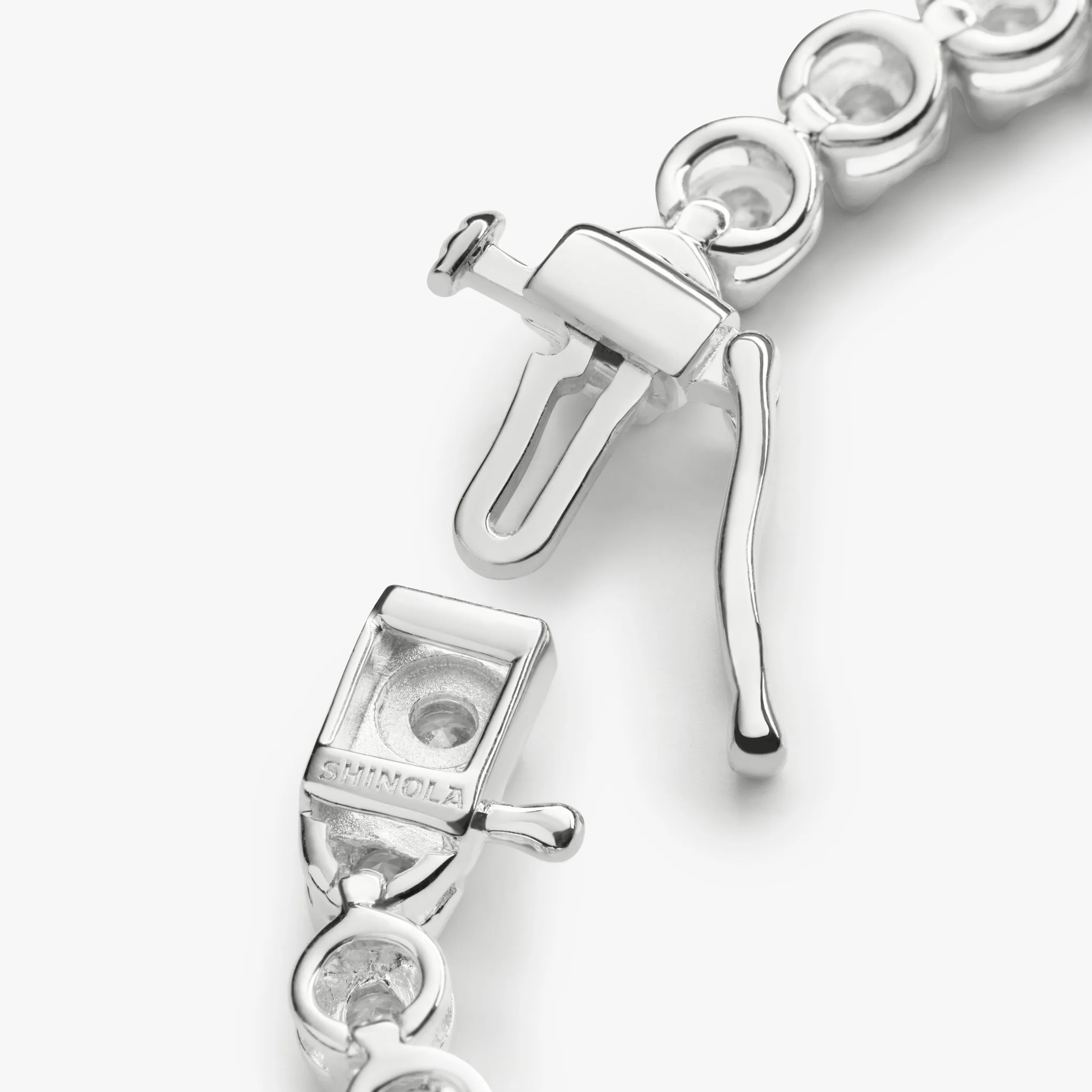 4 Carat 7" Diamond Tennis Bracelet - White Gold - Image 5