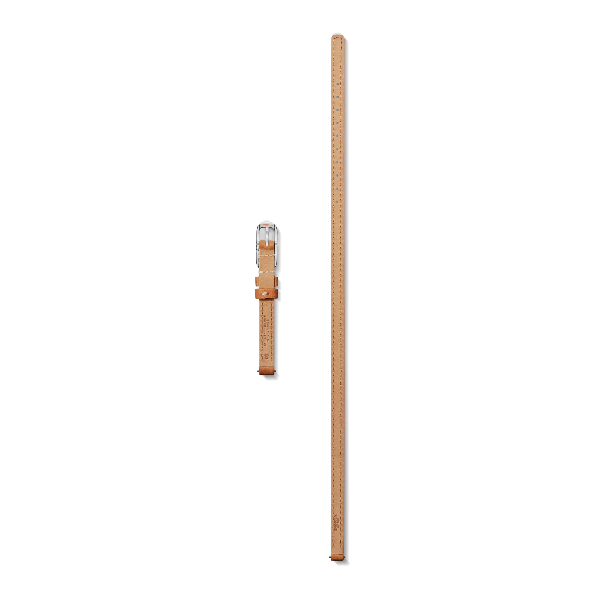8mm Bourbon/Blush Reversible Leather Strap - Bourbon / Blush - Image 3