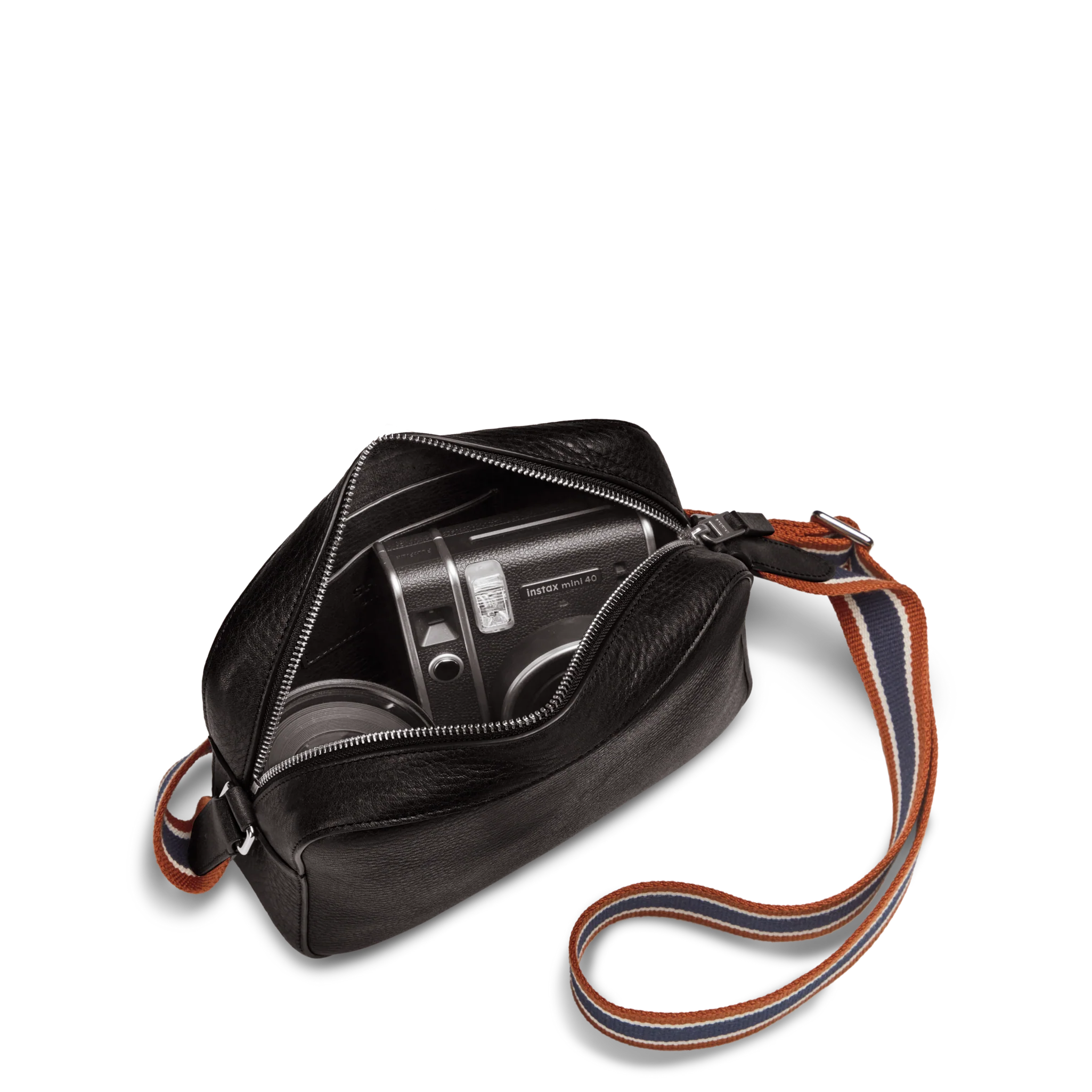Camera Crossbody Bag - Black - Image 5