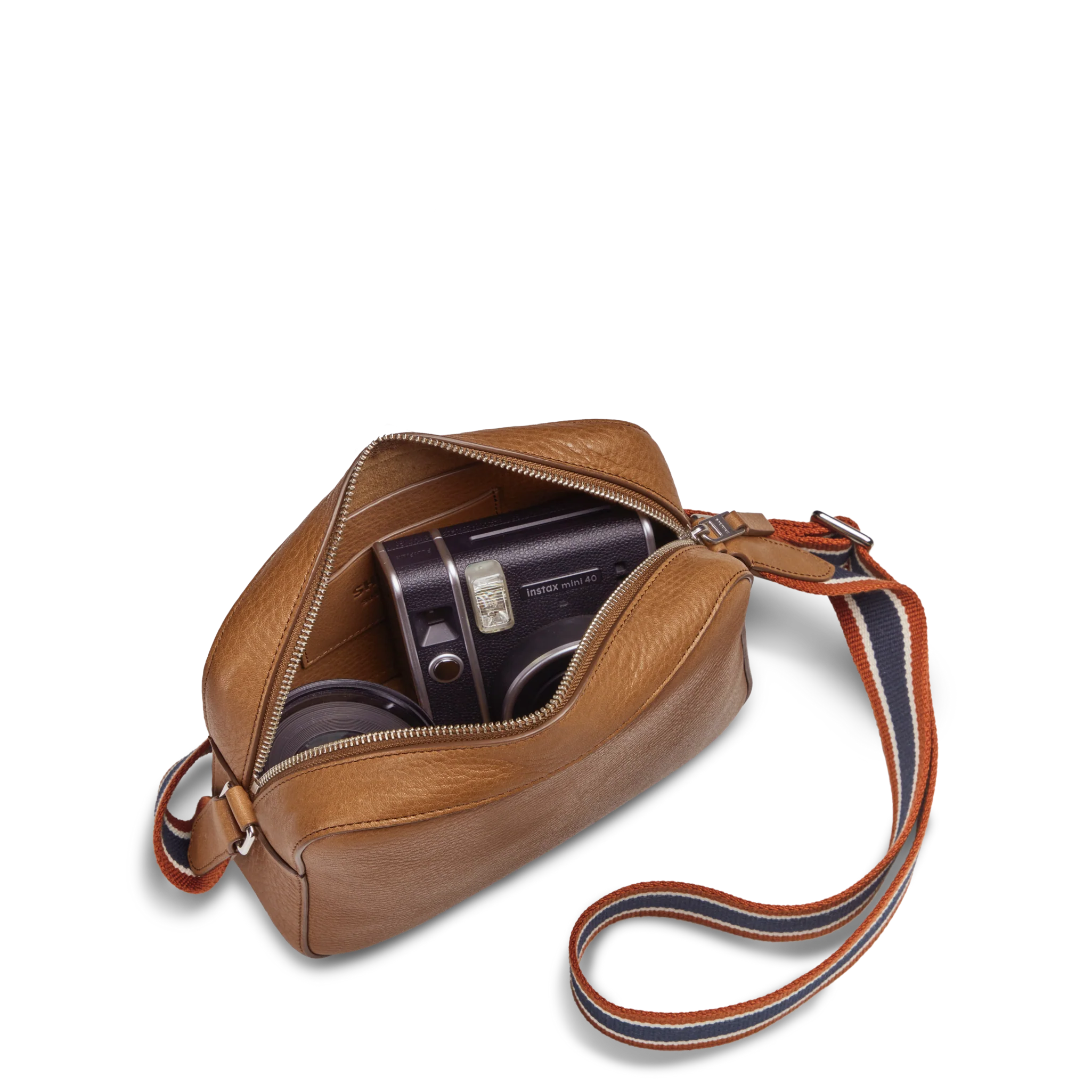 Camera Crossbody Bag - Tan - Image 5