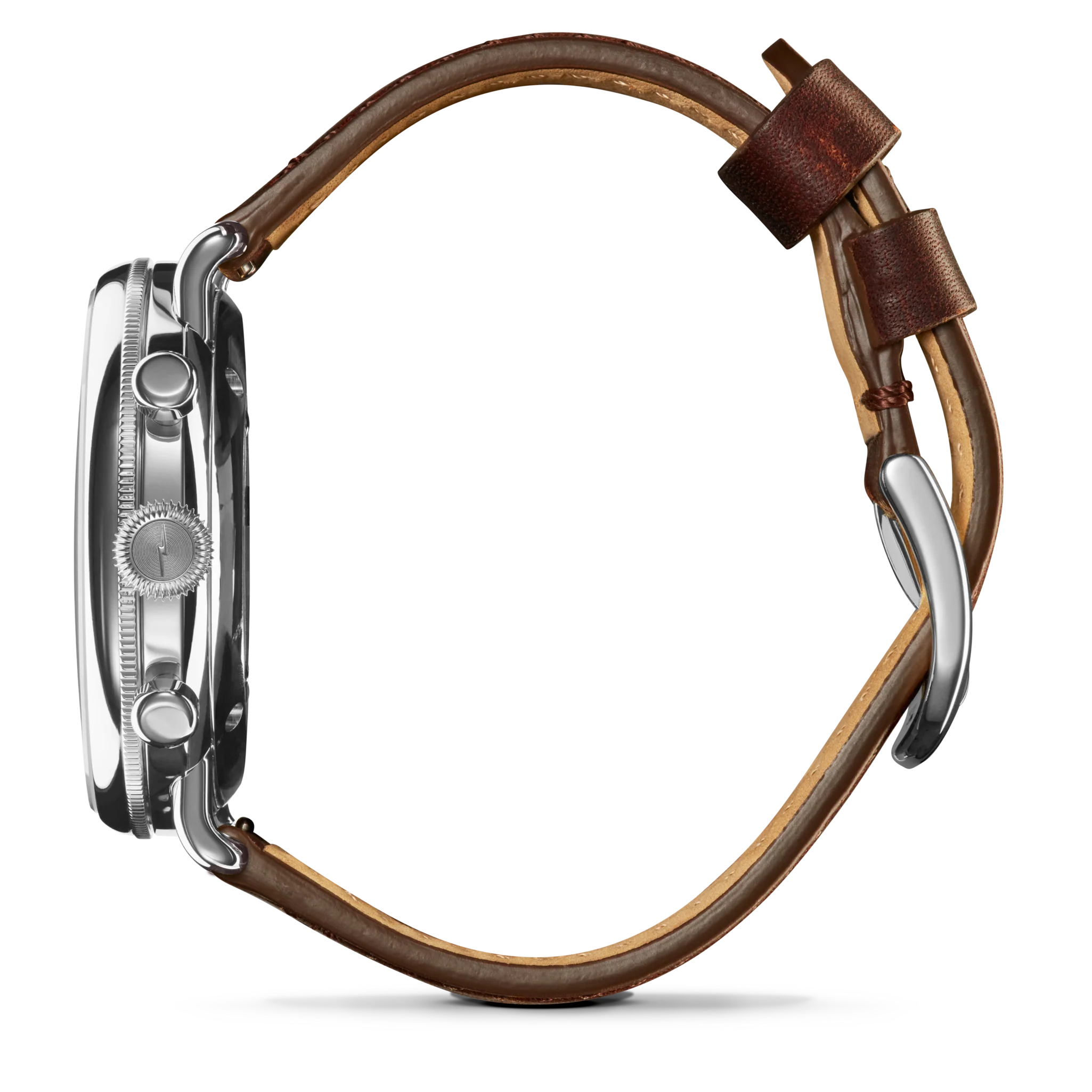 Canfield Chronograph Watch - Cattail Leather Strap - Image 5