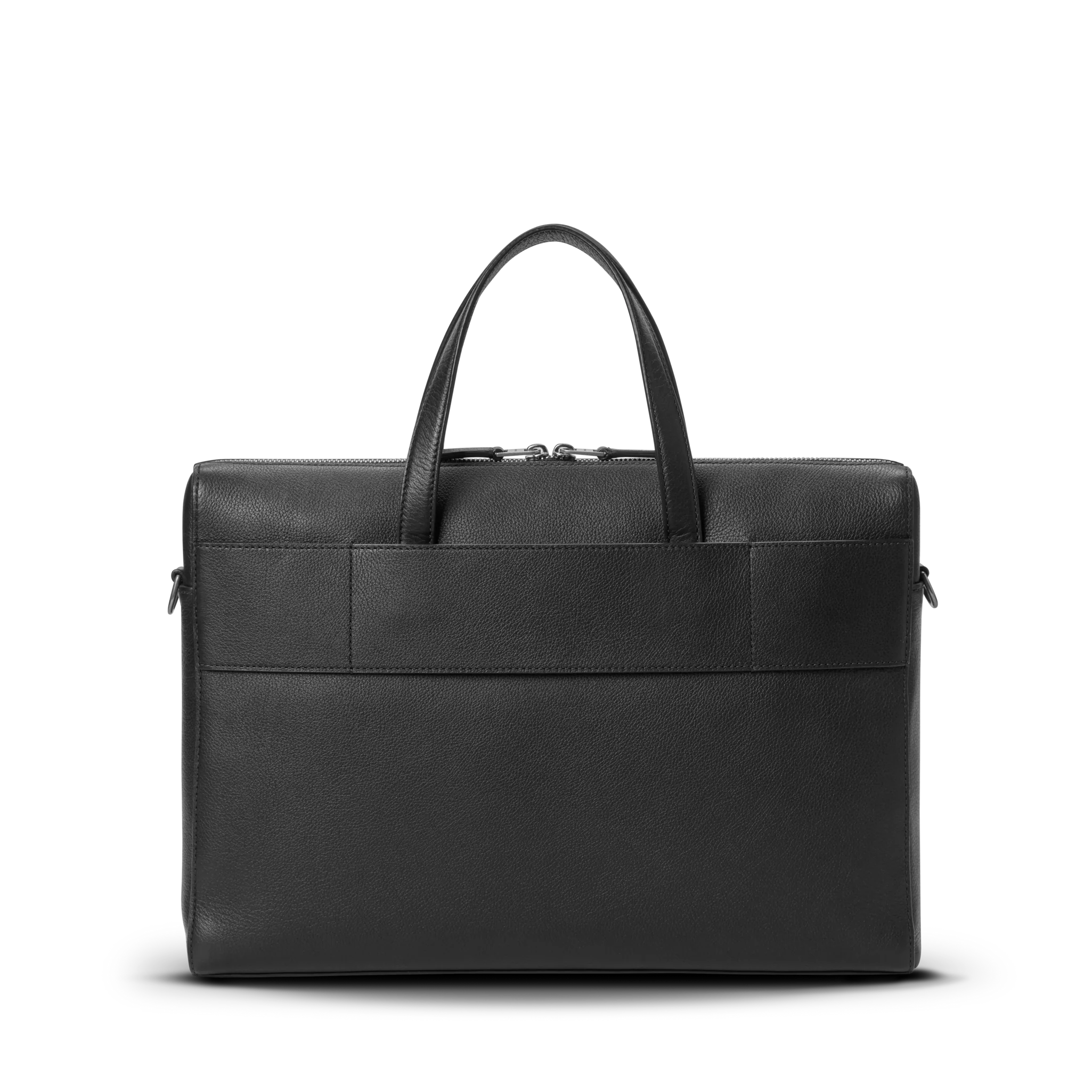 Canfield Briefcase - Black Pebbled Leather - Image 5