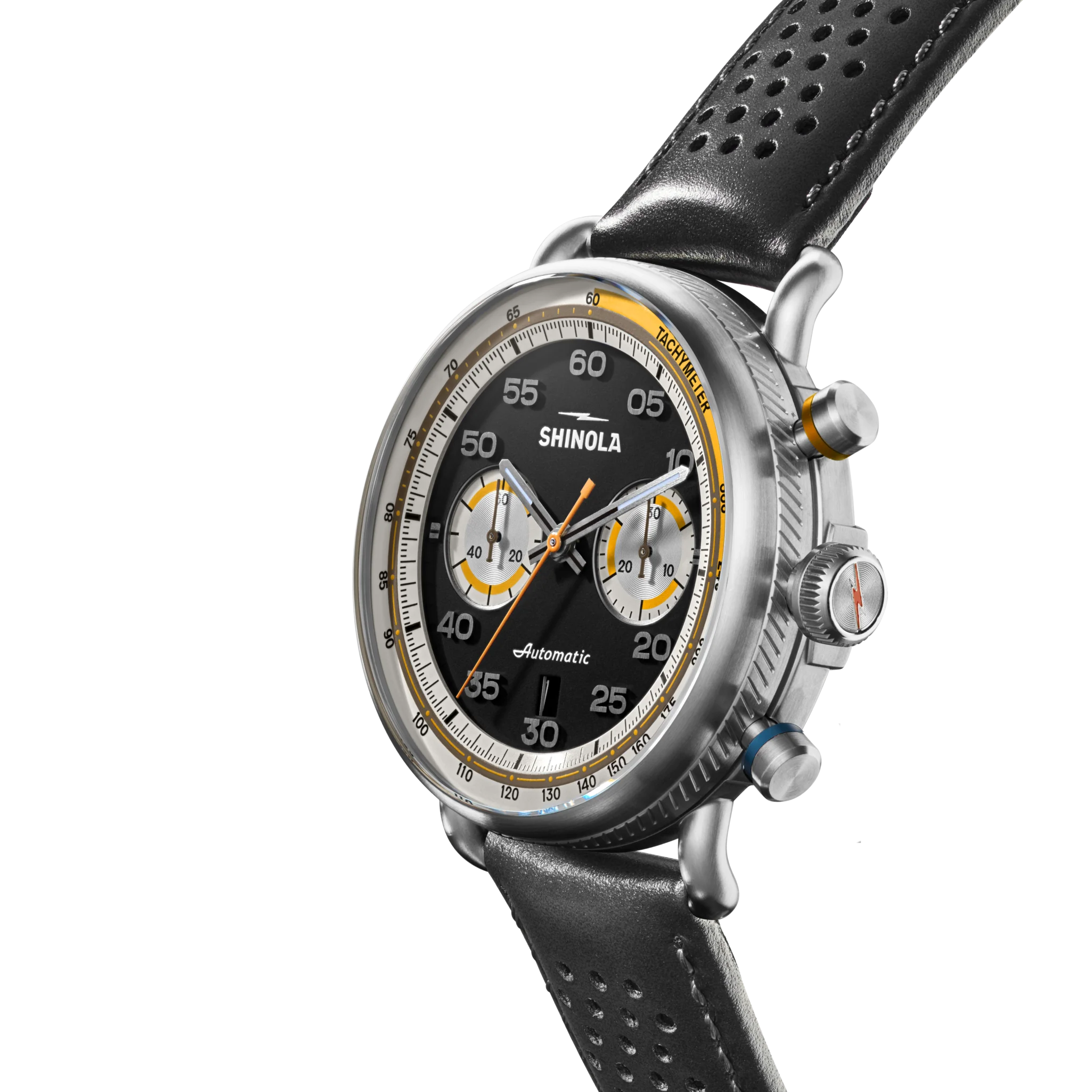 Canfield Speedway Open Road Automatic Chronograph Watch - Black - Image 6