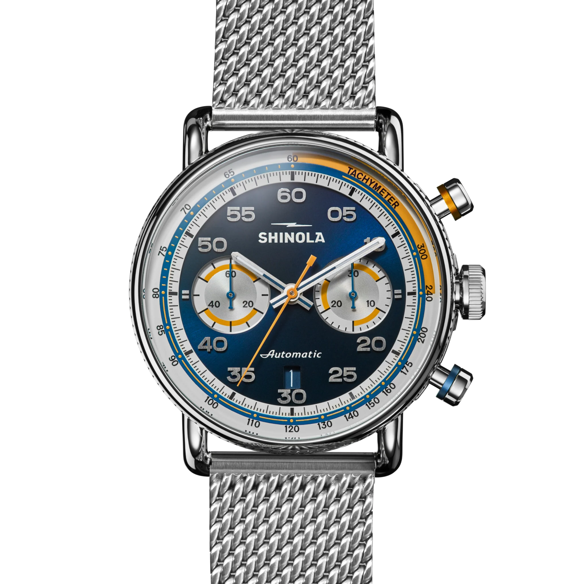 Canfield Speedway Open Road Automatic Chronograph Watch - Blue - Image 6