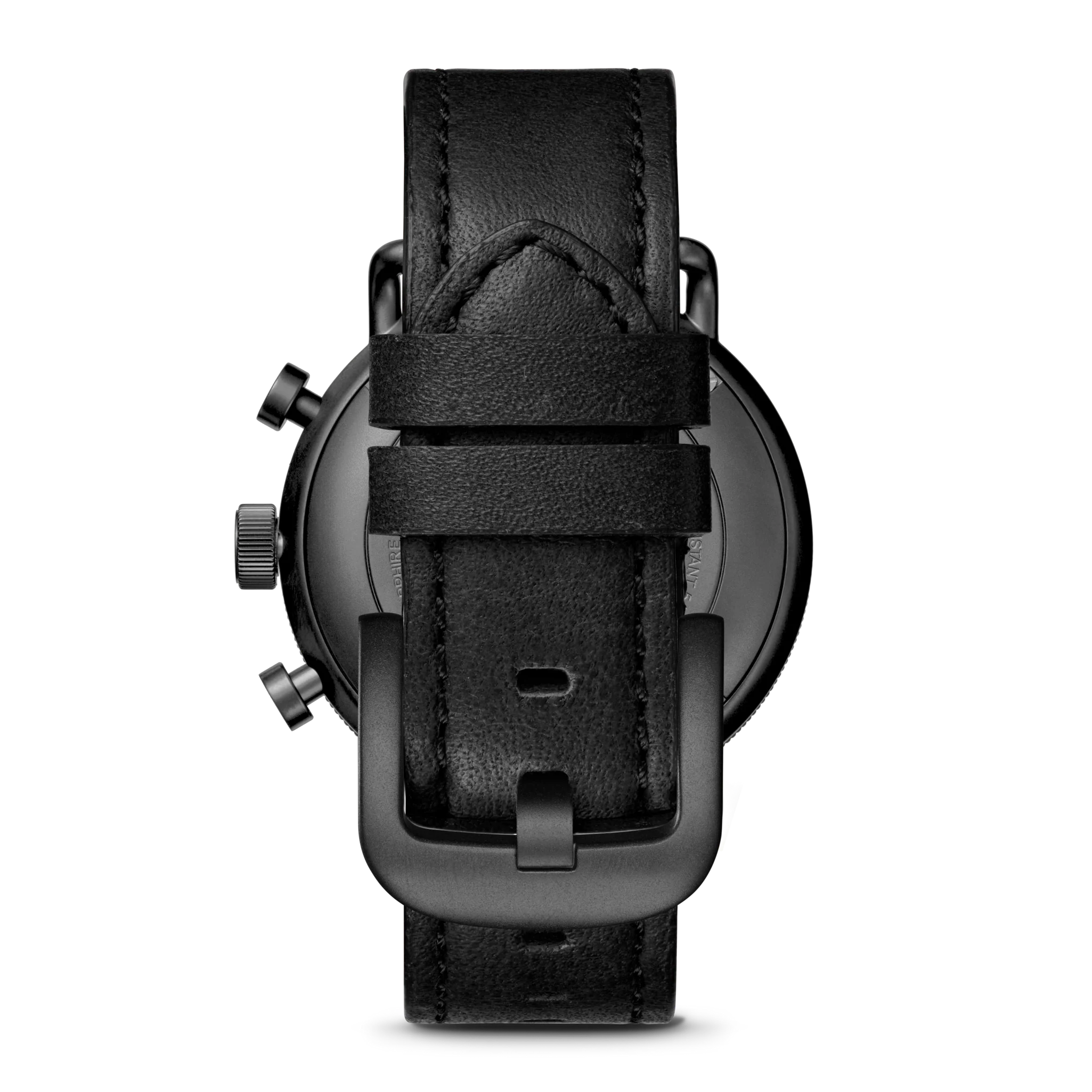 Canfield Sport Chronograph Watch - Black Leather Strap - Image 5