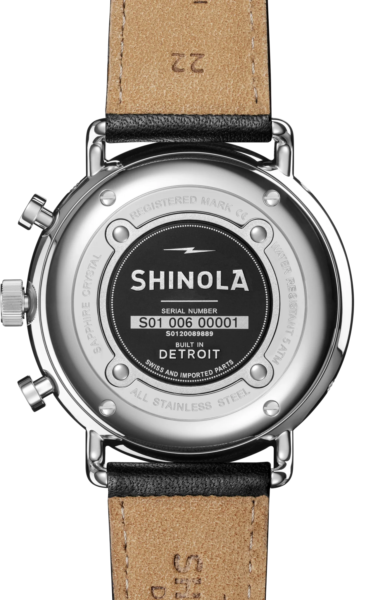 Canfield Sport Chronograph Watch - Matte Black - Image 4