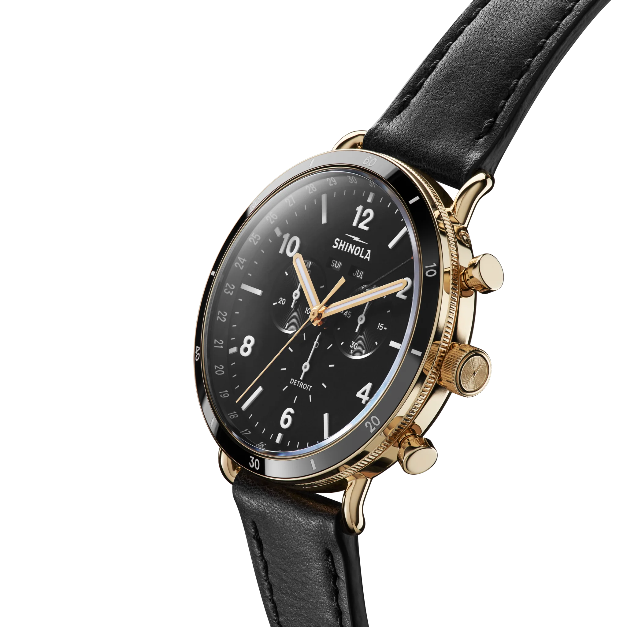 Canfield Sport Chronograph Watch - Matte Black - Image 3
