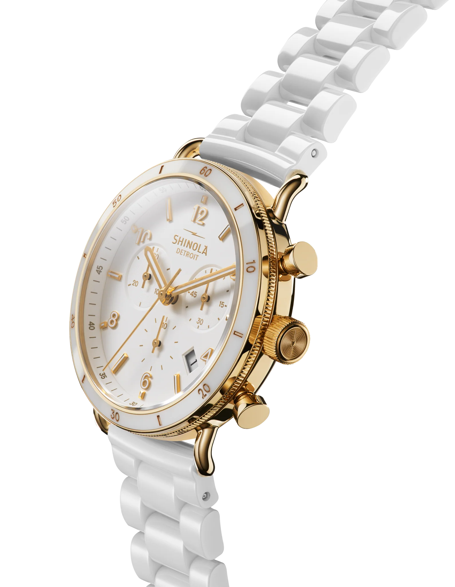 Canfield Sport Chronograph Watch - Soft White - Image 3