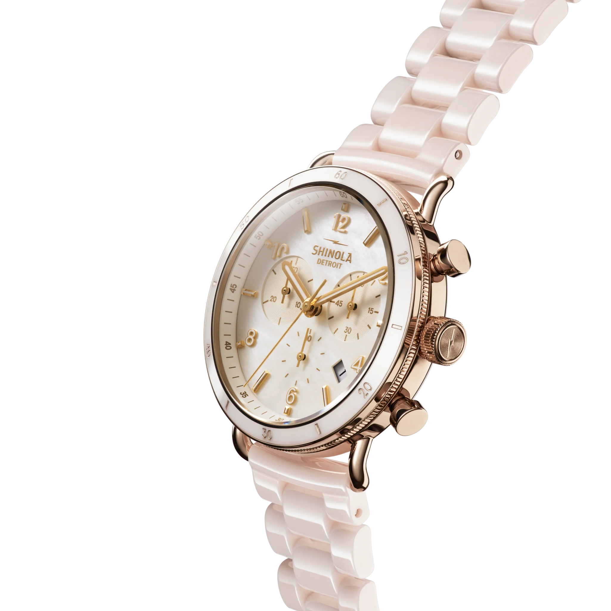 Canfield Sport Chronograph Watch - White - Image 3