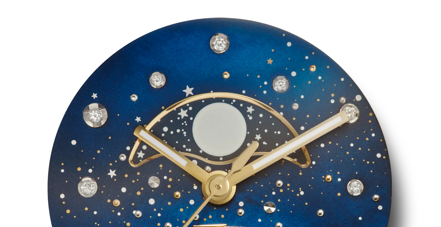 Celestial Derby Watch - Blue Mother of Pearl Diamonds - Image 5