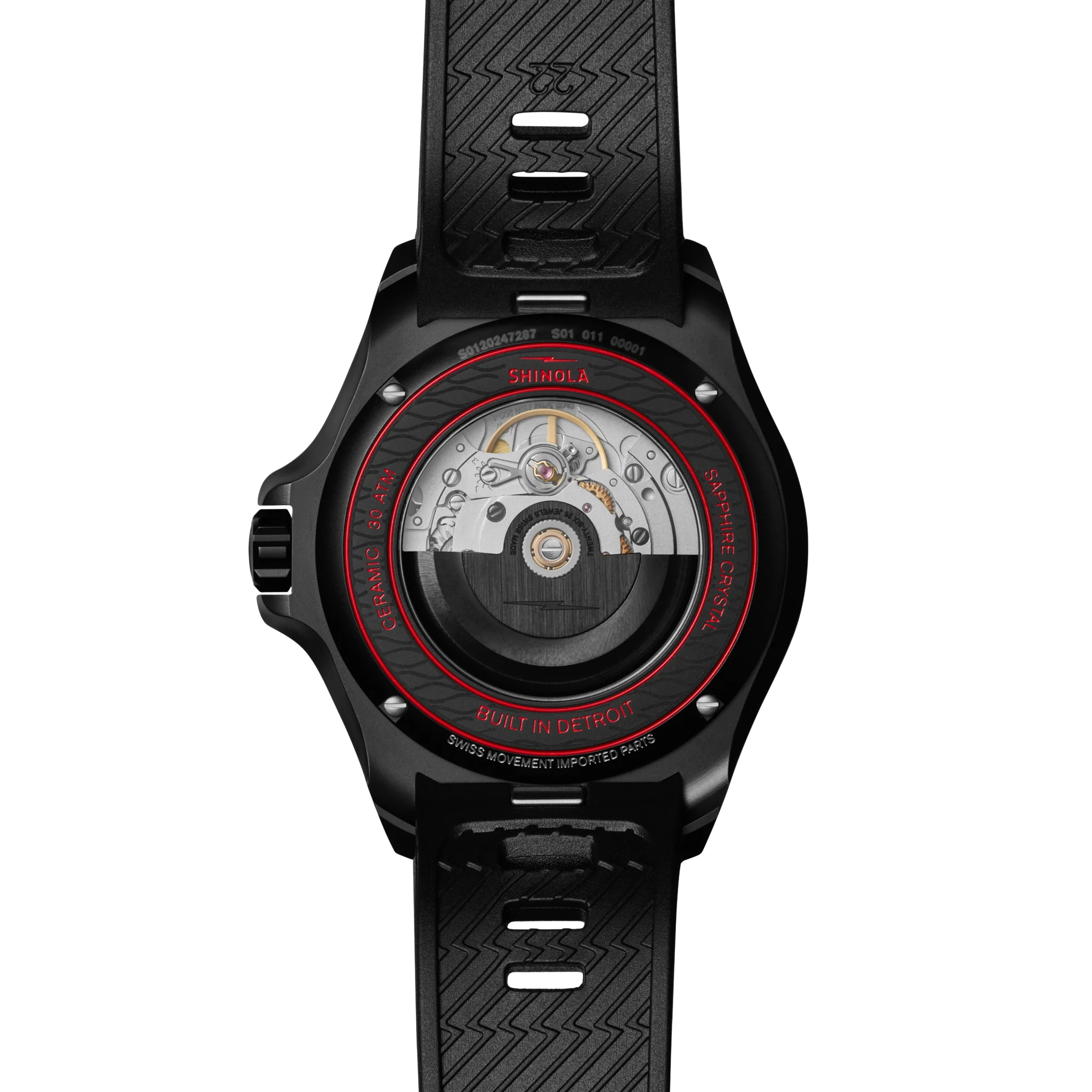 Ceramic Monster Automatic Watch - Black - Image 4