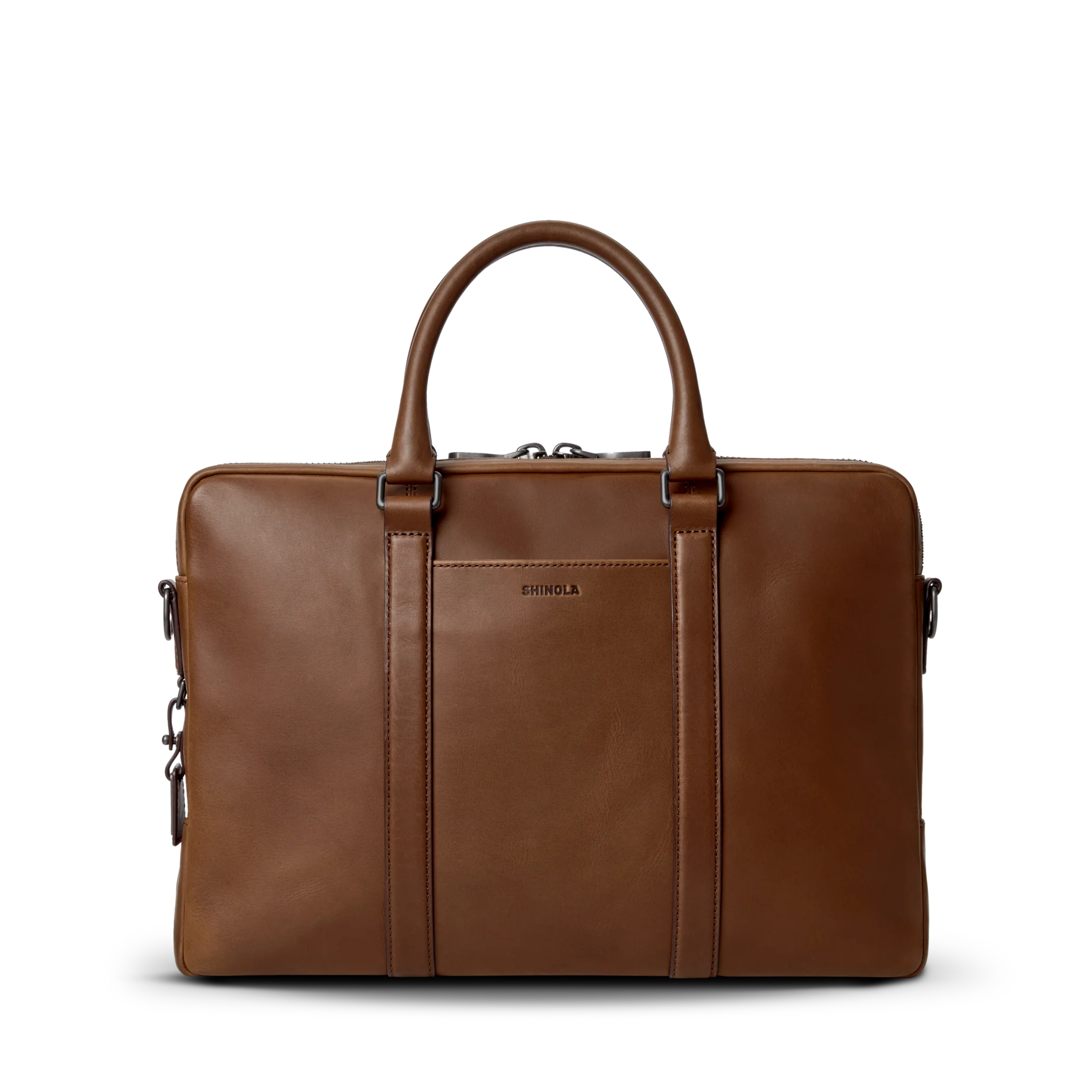 Computer Briefcase - Medium Brown - Image 8