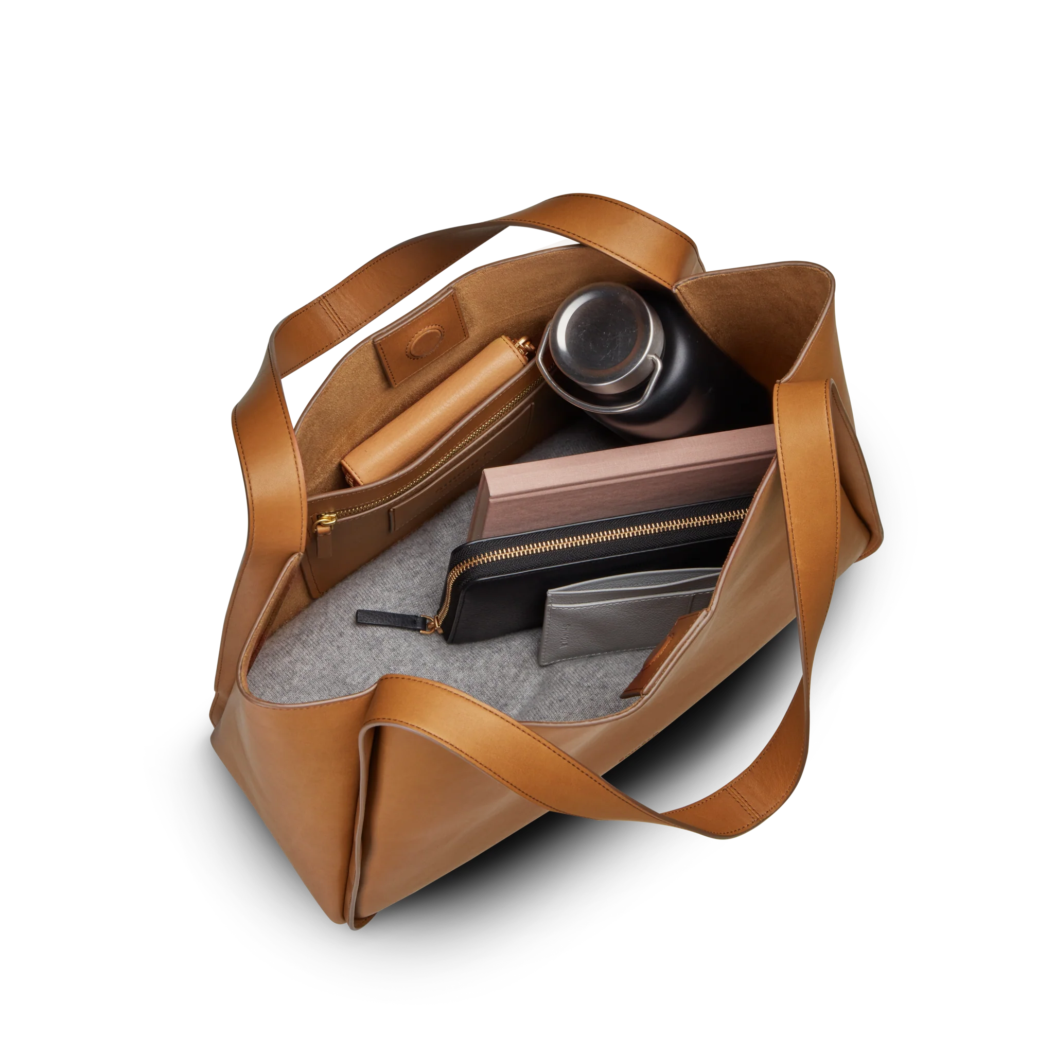 Derby Tote Bag - Tan - Image 5