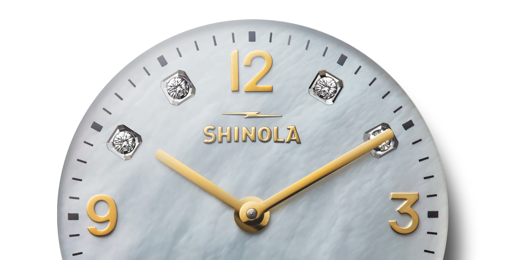 Diamond Derby Watch - White Mother of Pearl - Image 6
