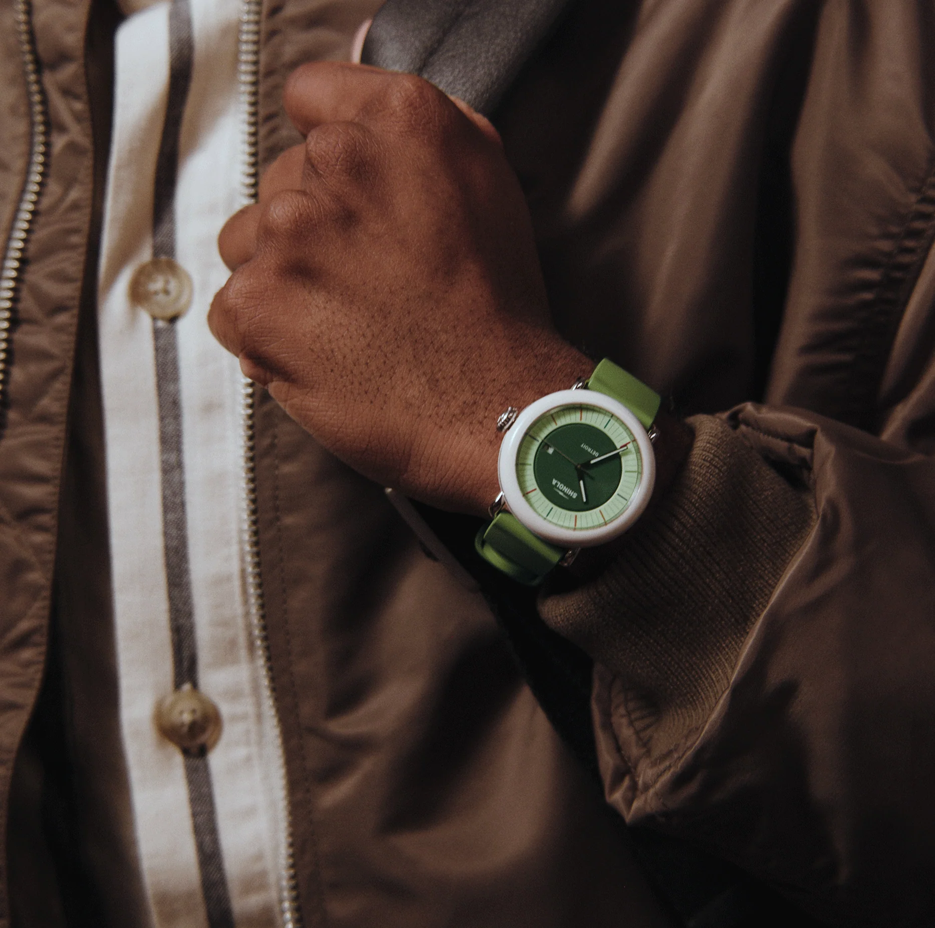 Detrola Watch - Deep Olive - Image 2