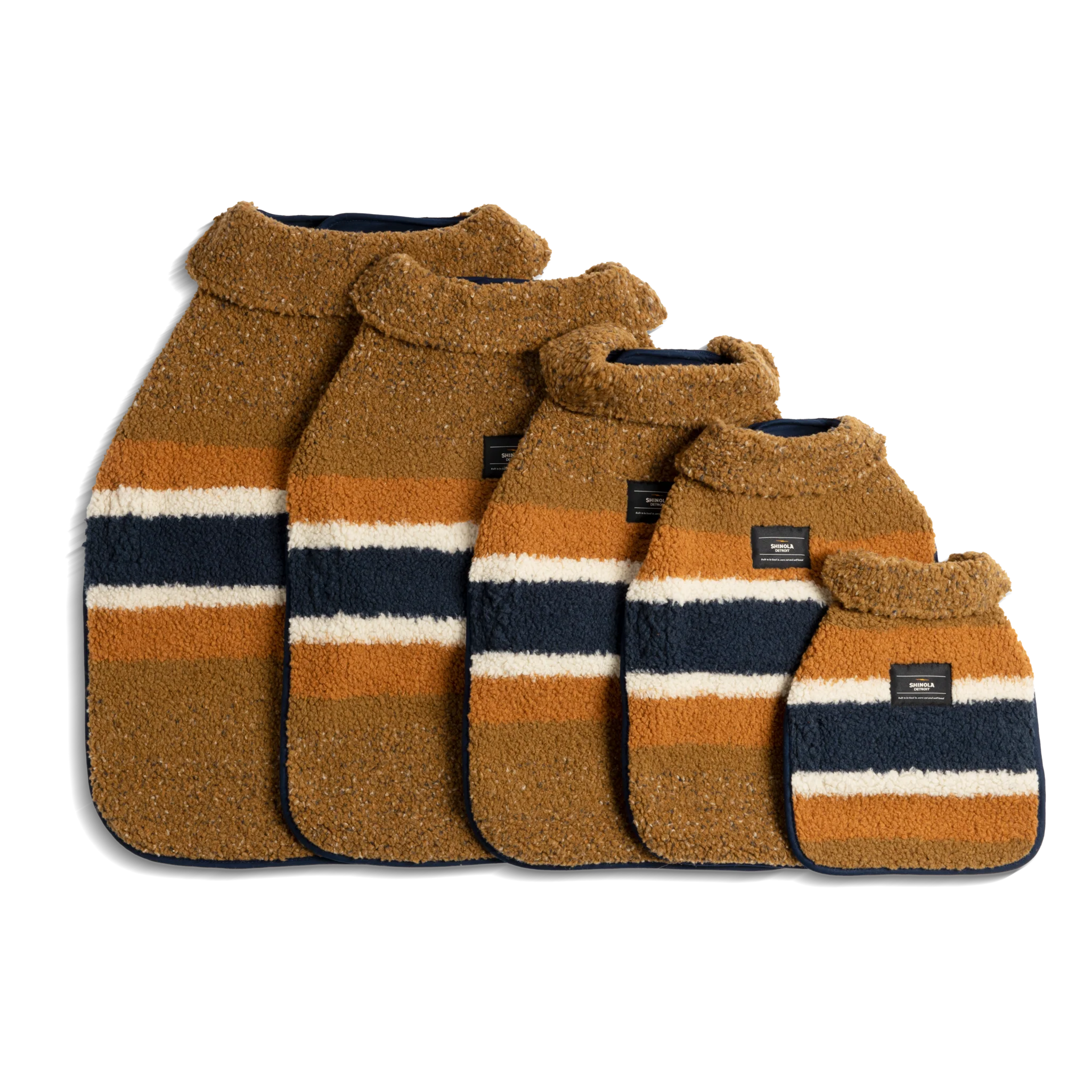 Dog Coat - Brand Stripe / Tan - Image 4
