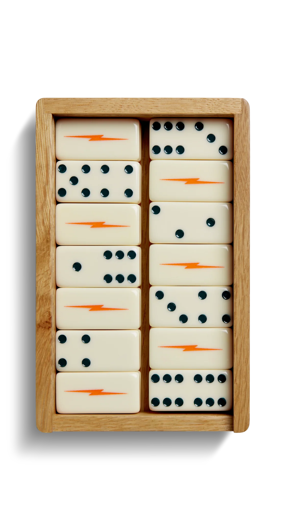 Dominoes Set - Cream / Blue - Image 2