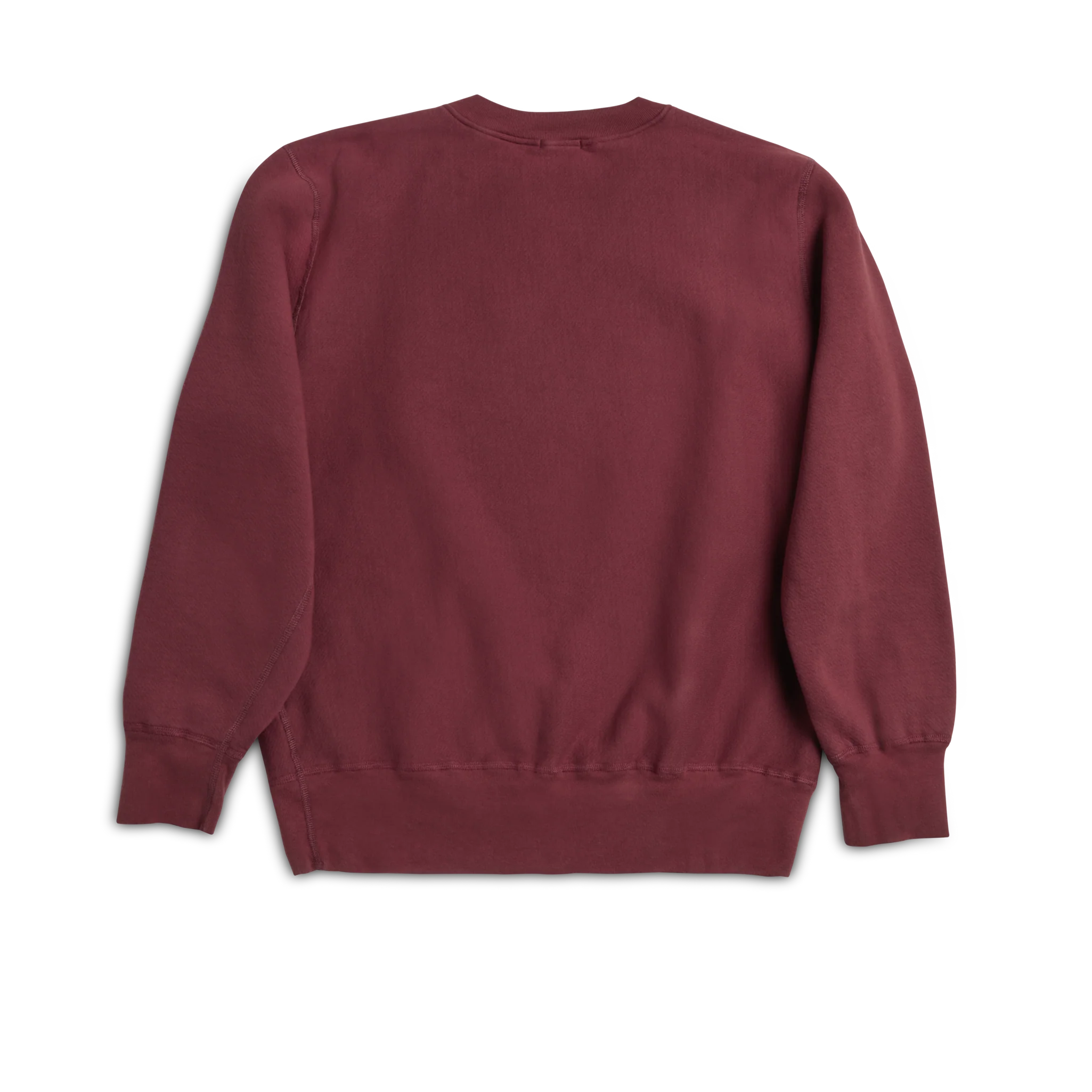 Fleece Logo Sweatshirt - Merlot - Image 3