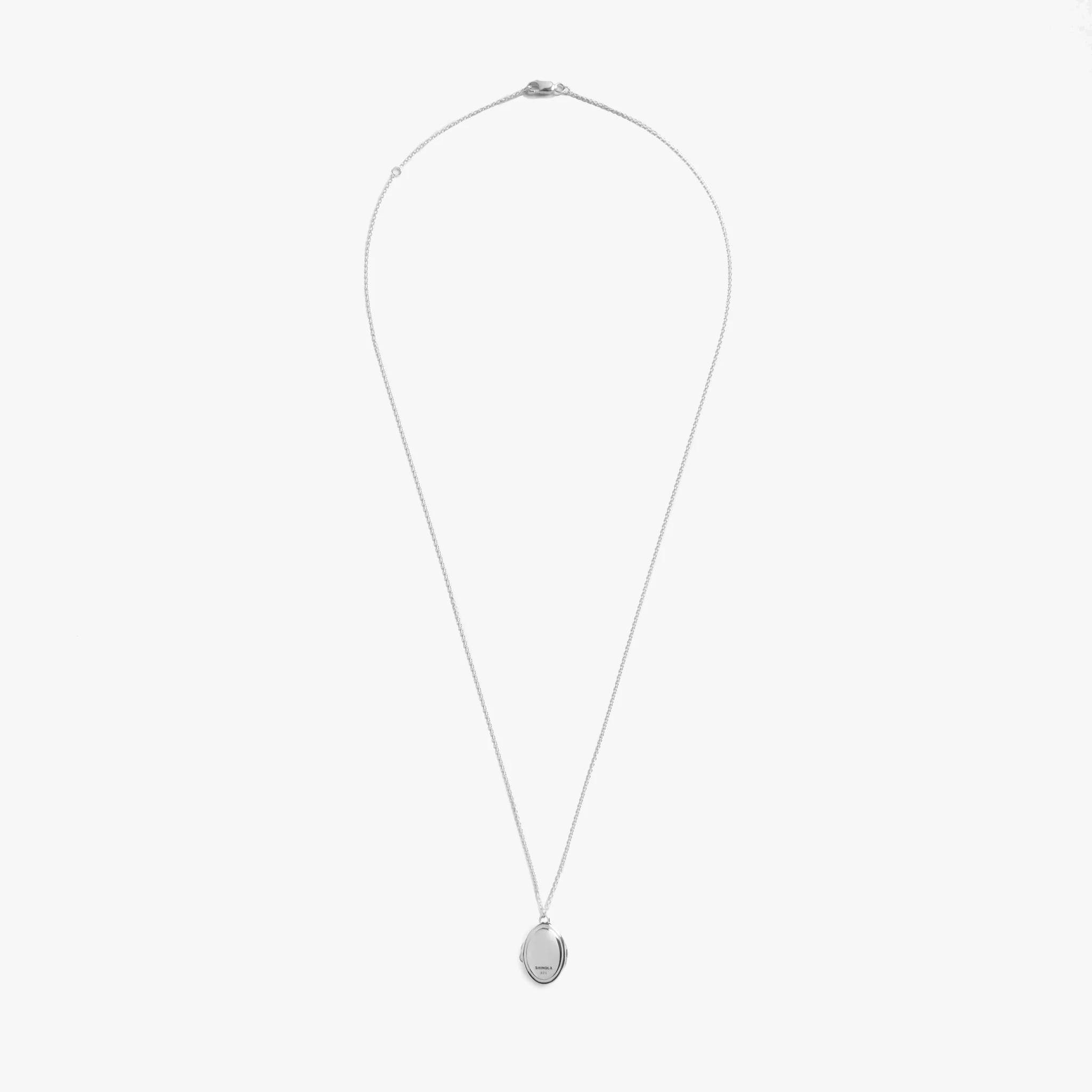 Heirloom Petite Locket Necklace - Sterling Silver - Image 3