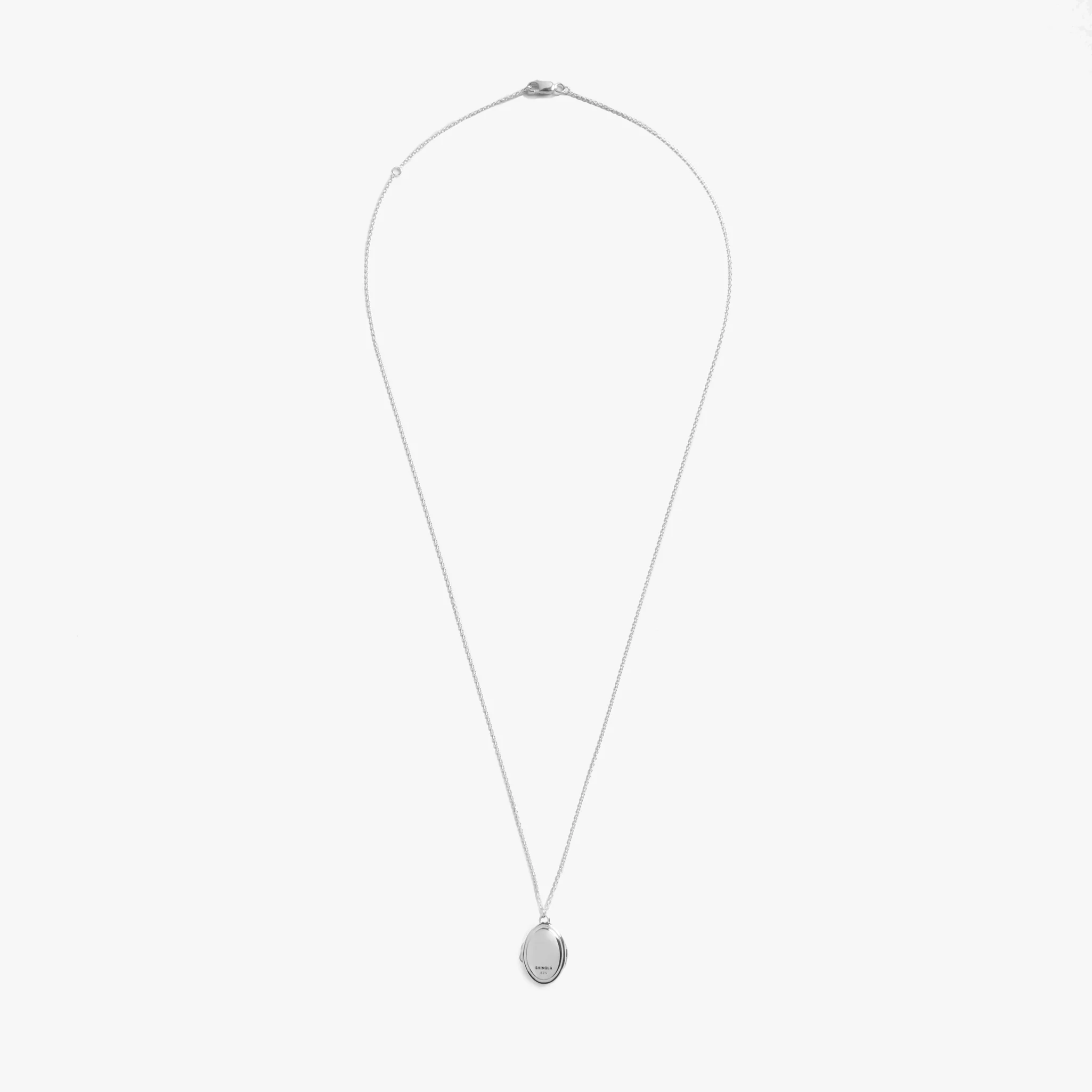 Heirloom Petite Locket Necklace - Sterling Silver - Image 4