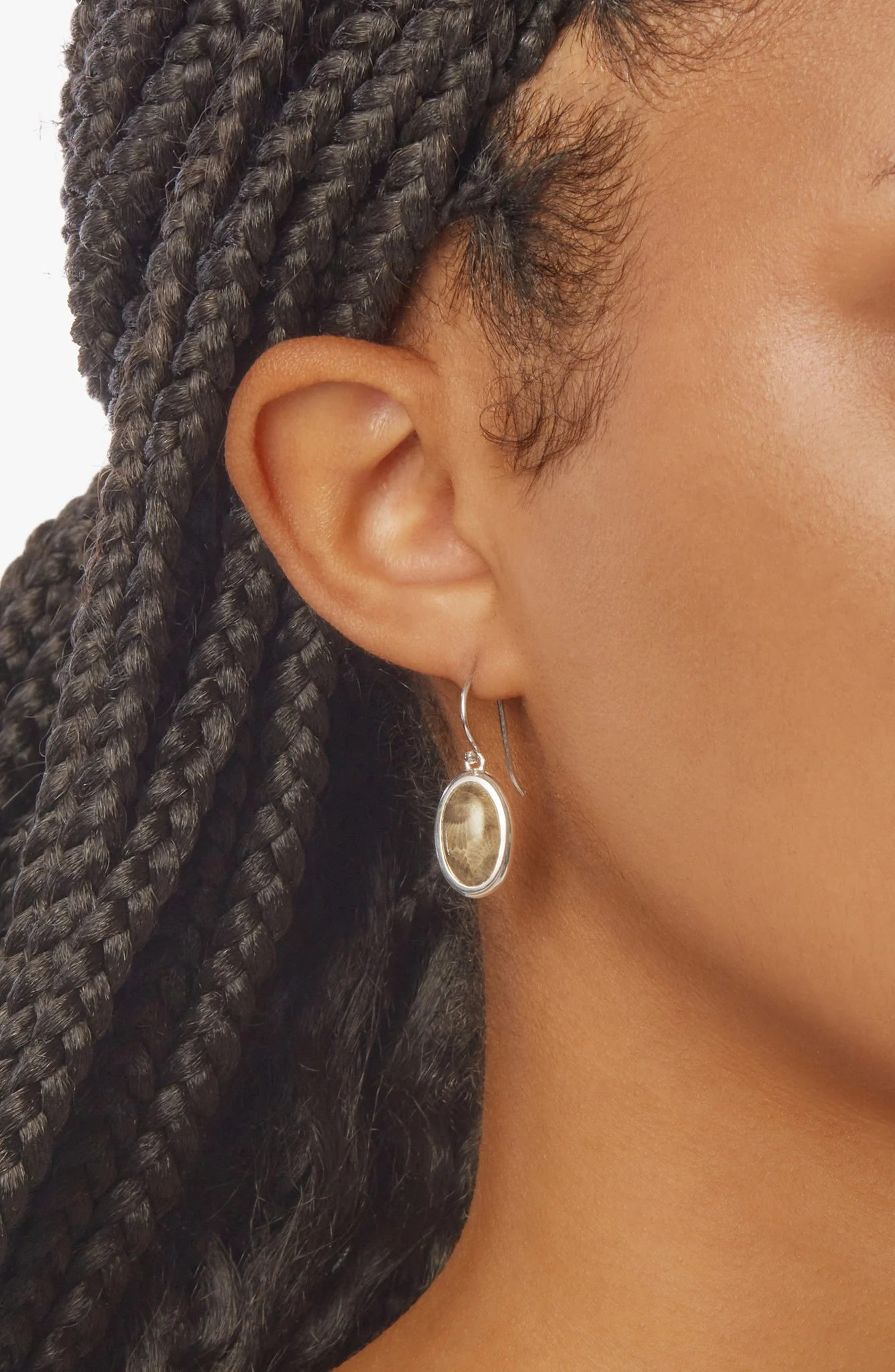 Heirloom Petoskey Drop Earrings - Sterling Silver - Image 5