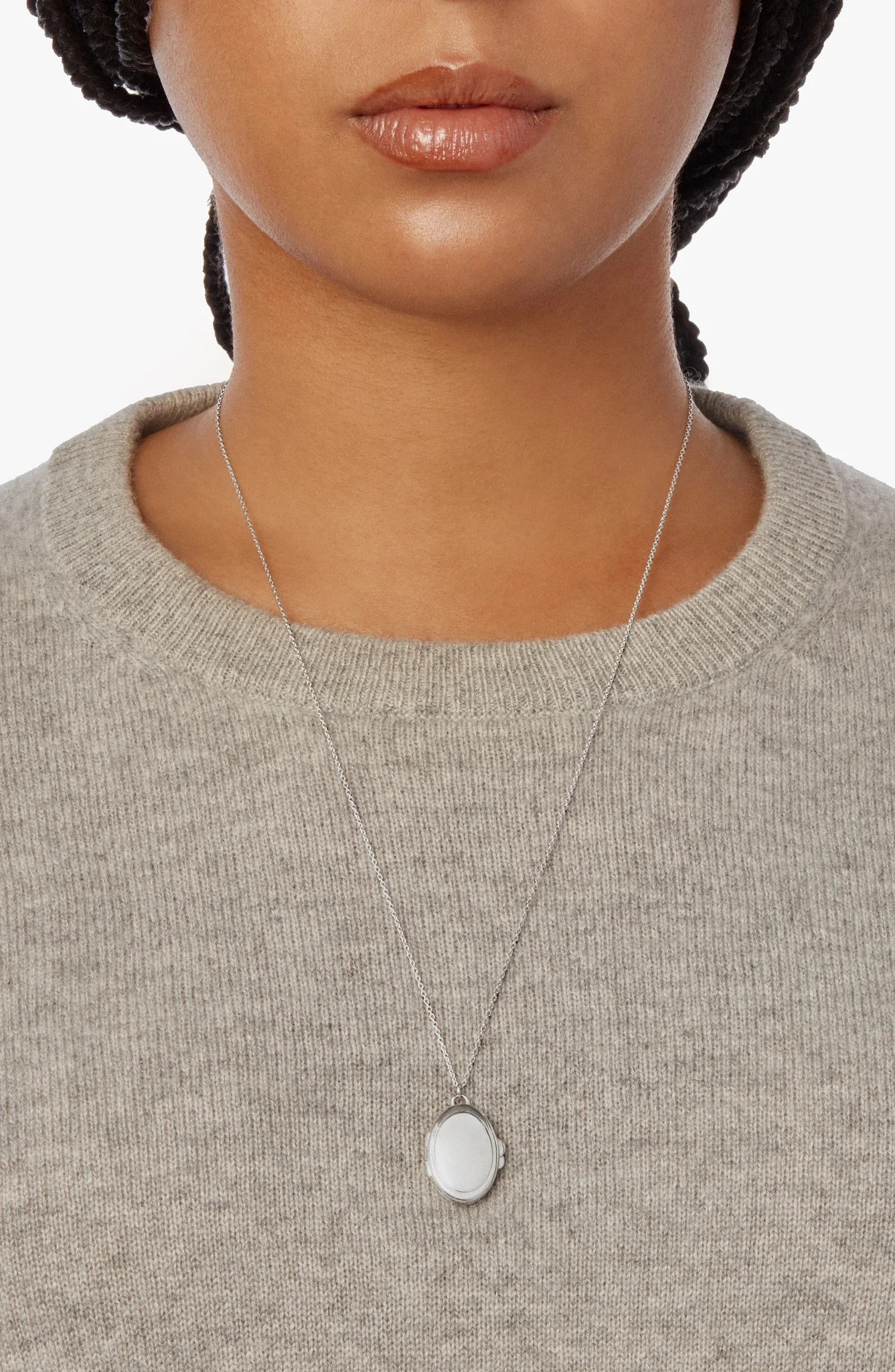 Heirloom Statement Locket Necklace - Sterling Silver - Image 17