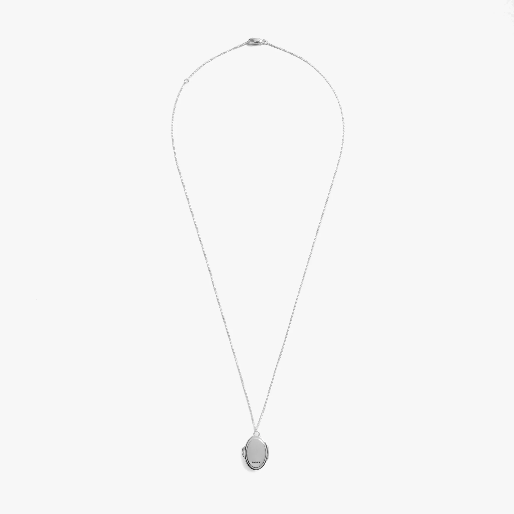 Heirloom Statement Locket Necklace - Sterling Silver - Image 8