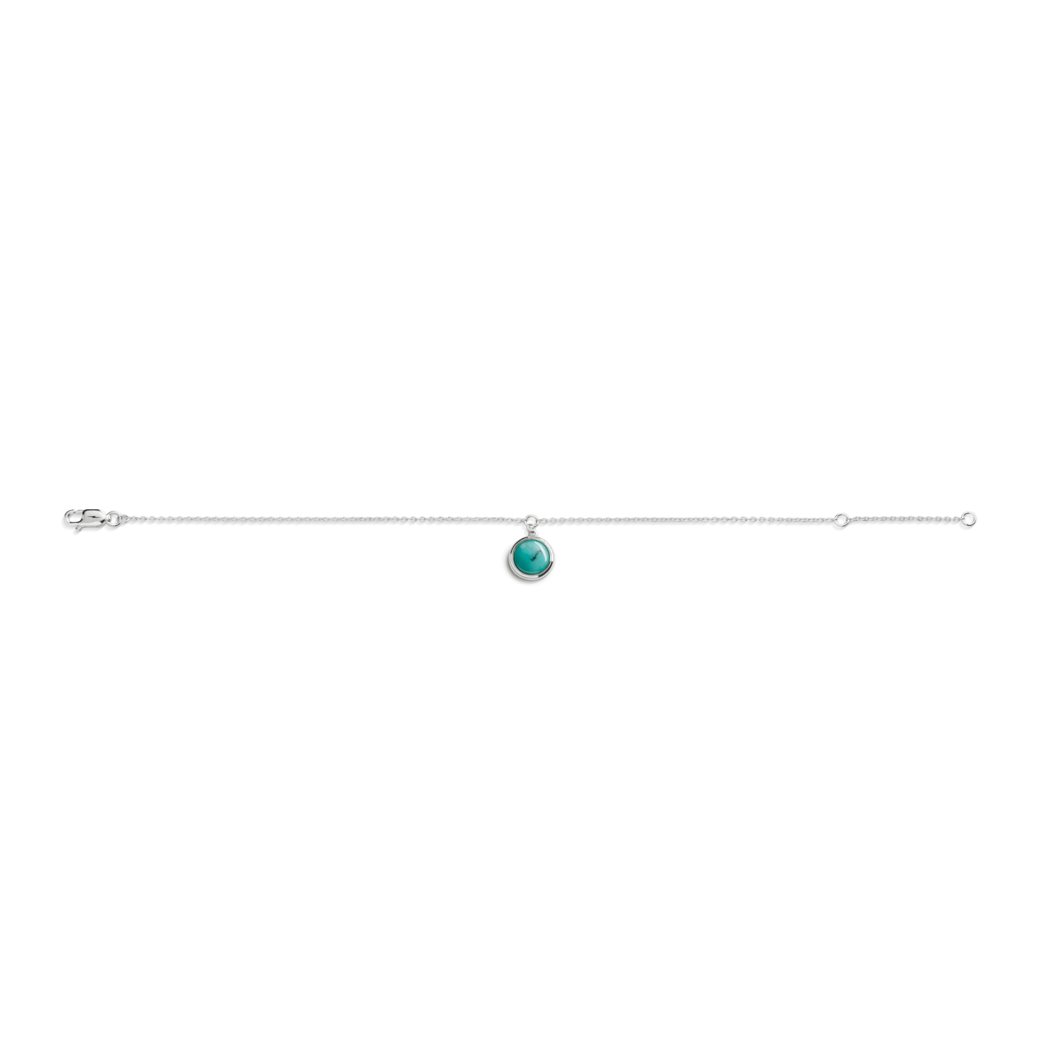 Heirloom Turquoise Charm Bracelet - Image 3