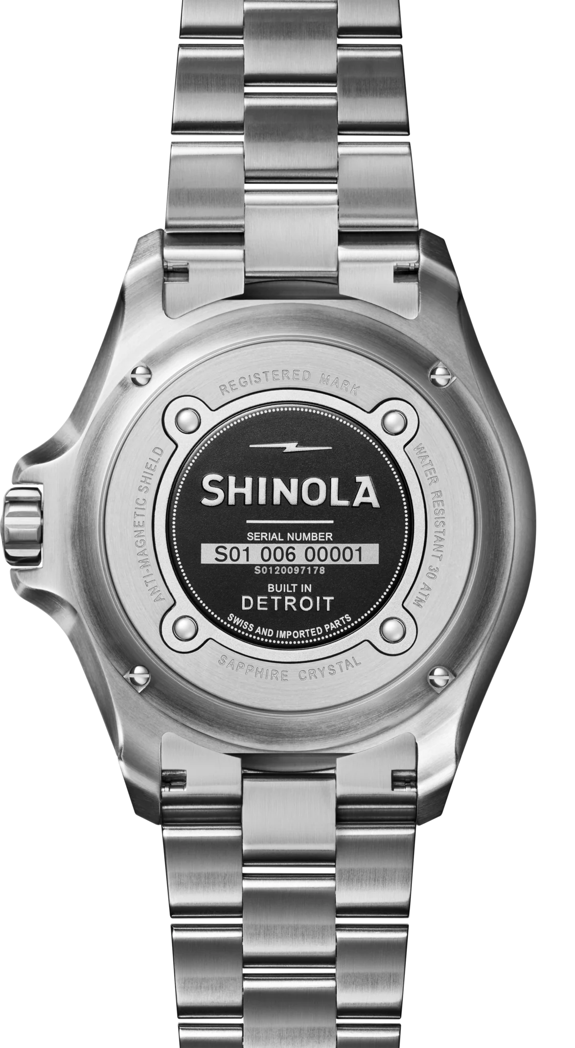 Lake Superior Monster Automatic Watch - Glossy Black - Image 4
