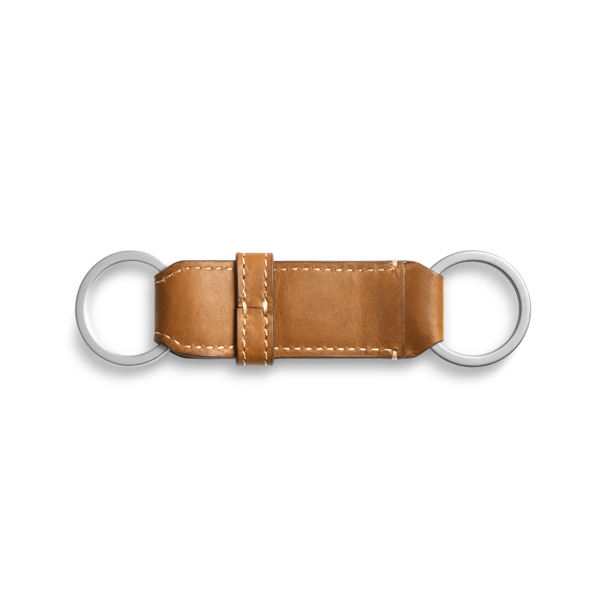 Leather Valet Key Fob - Tan - Image 2