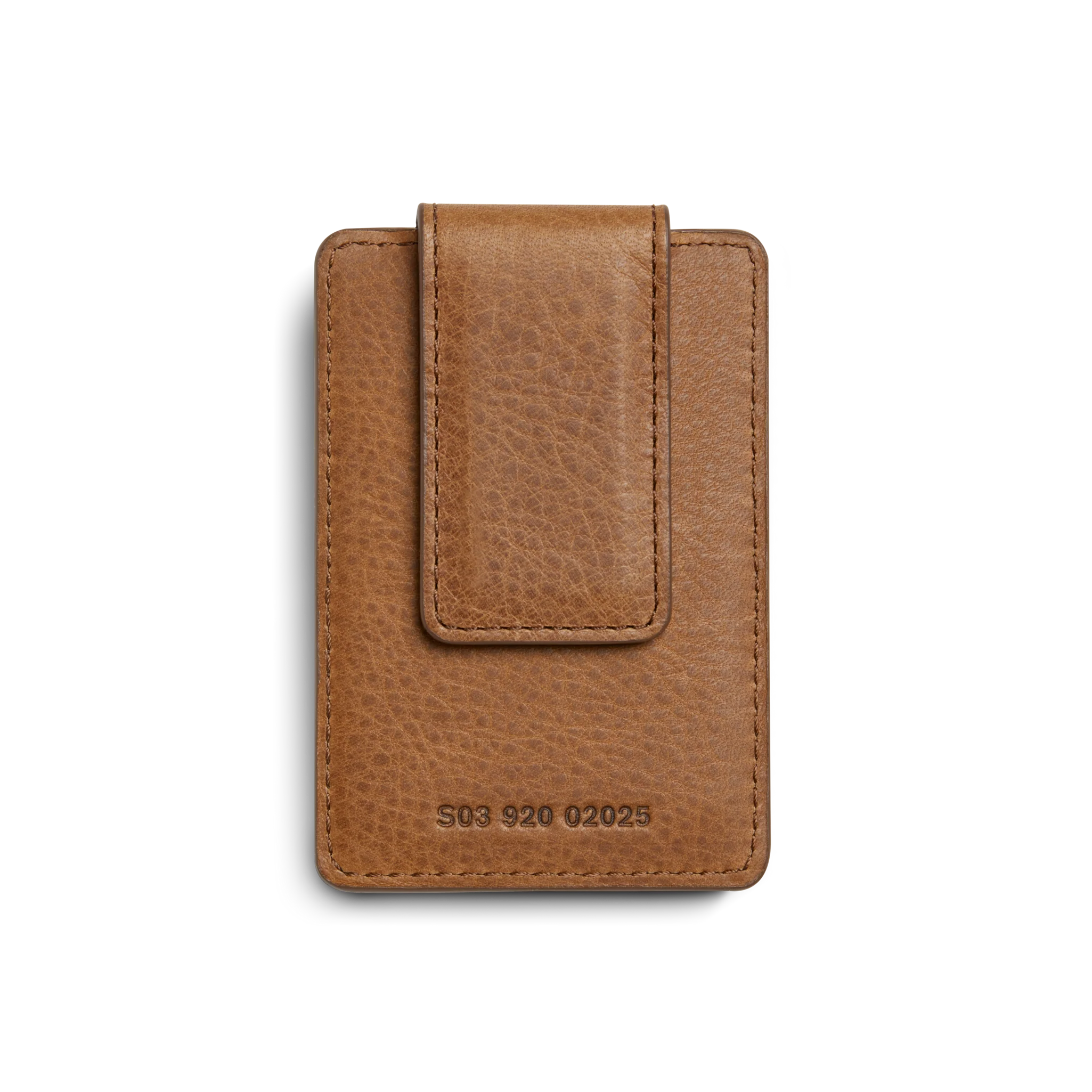 Magnetic Money Clip Card Holder - Tan - Image 2