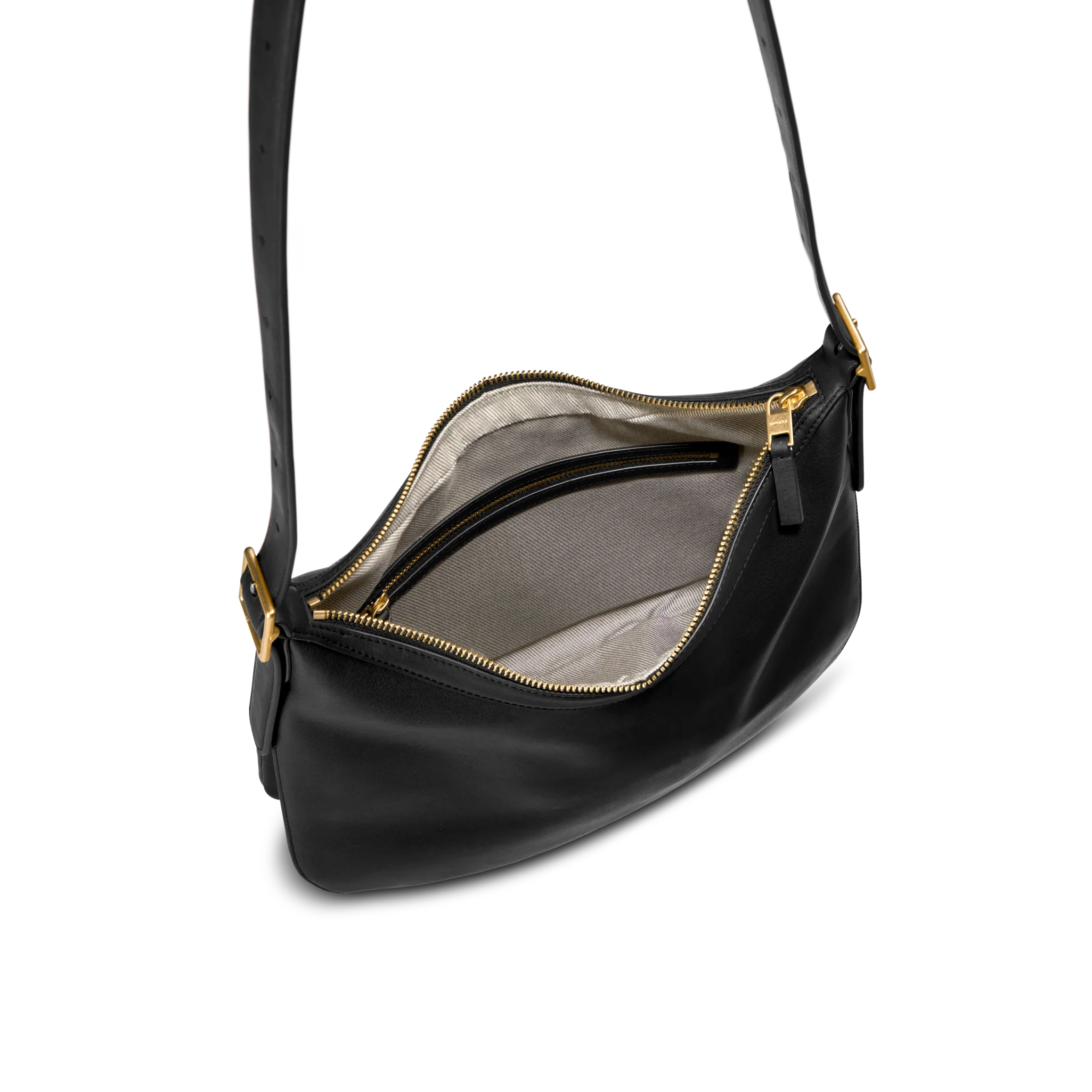 Medium Bixby Crossbody - Black - Image 4