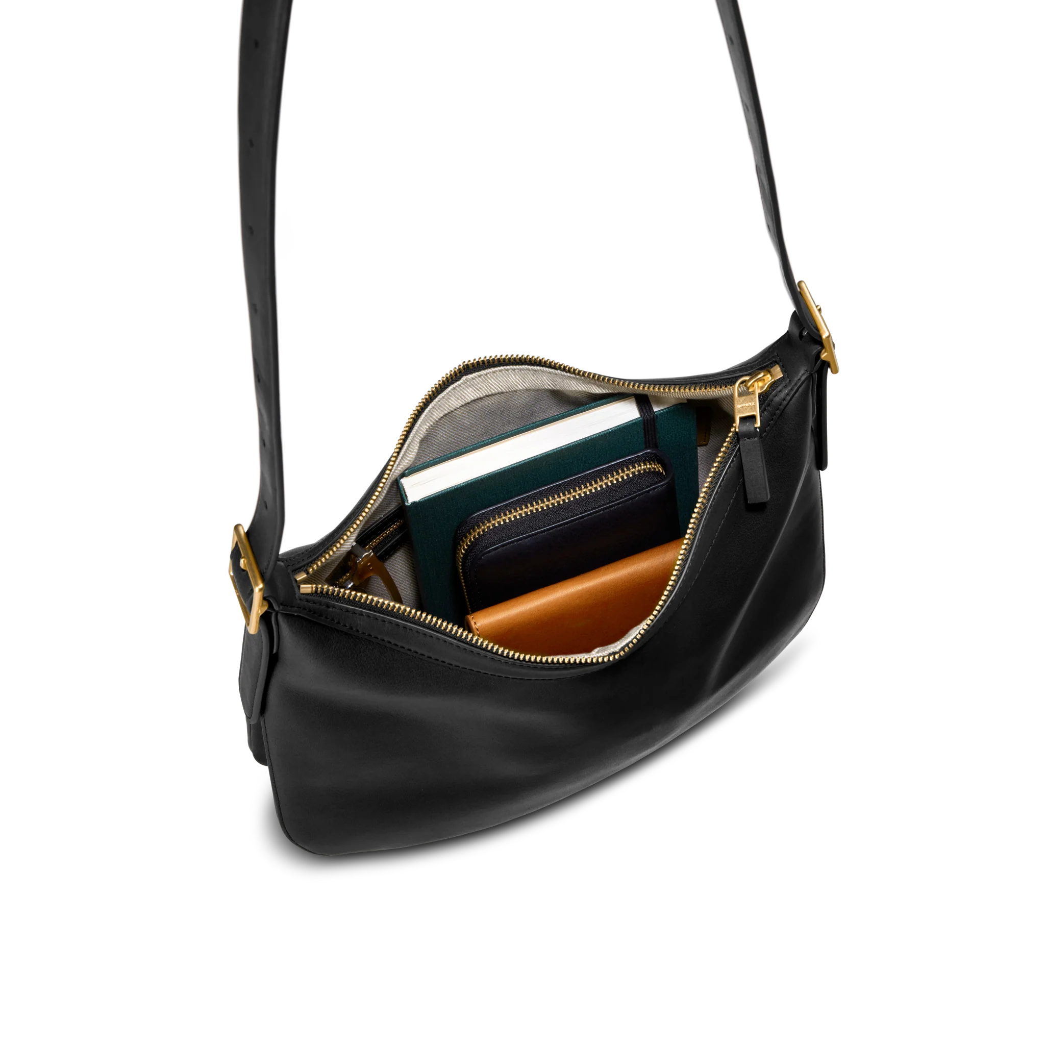 Medium Bixby Crossbody - Black - Image 5