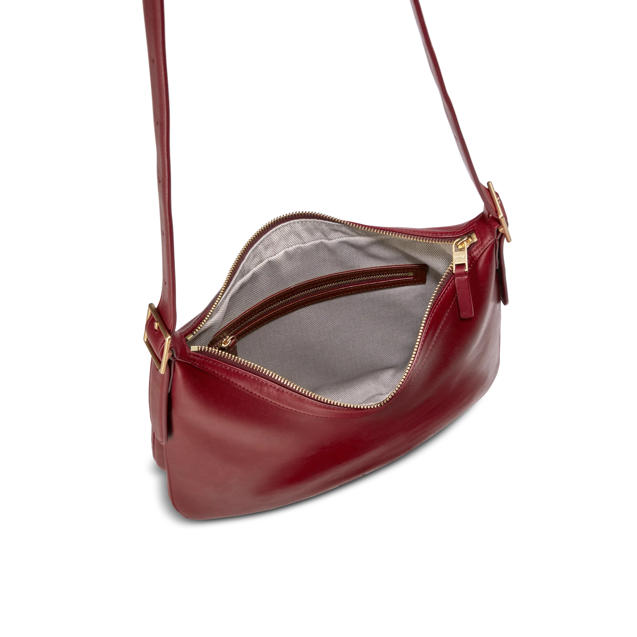 Medium Bixby Crossbody - Ruby - Image 4