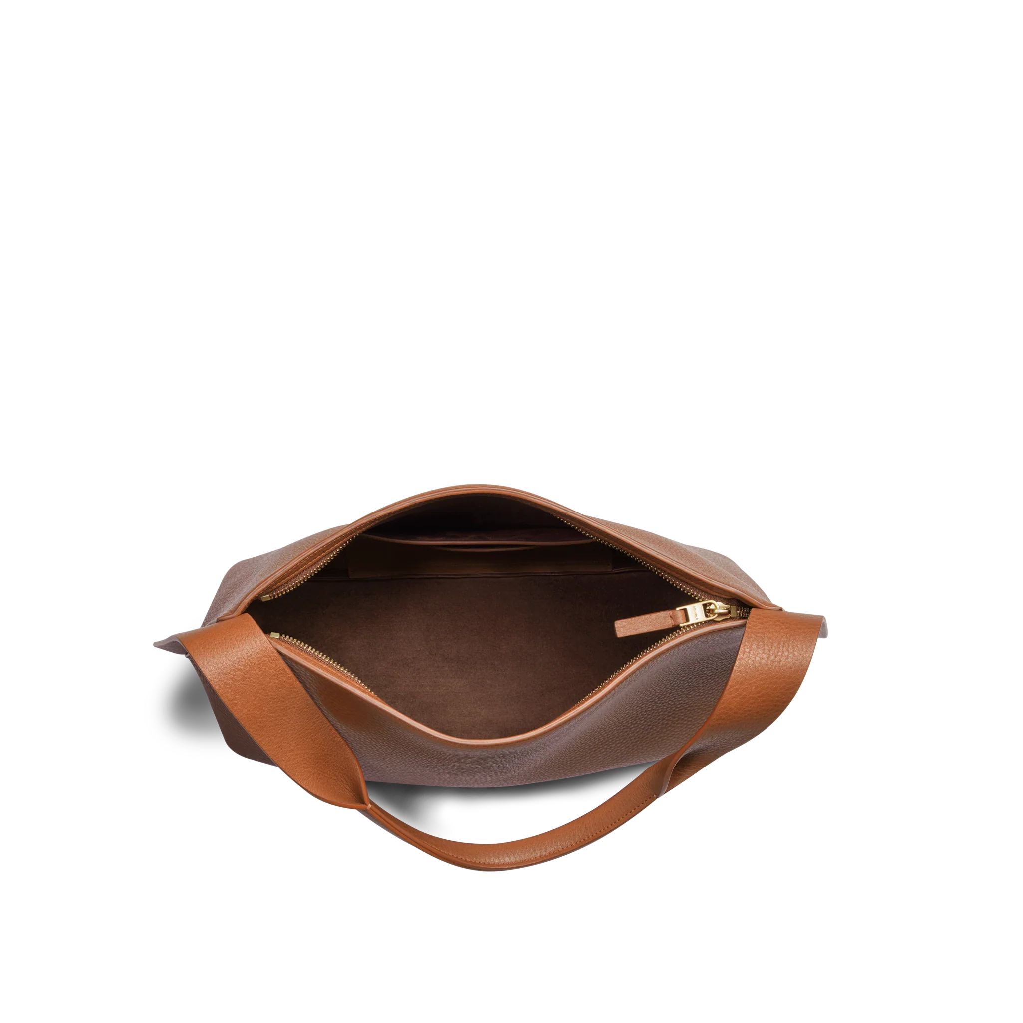 Medium Derby Shoulder Bag - Tan - Image 5