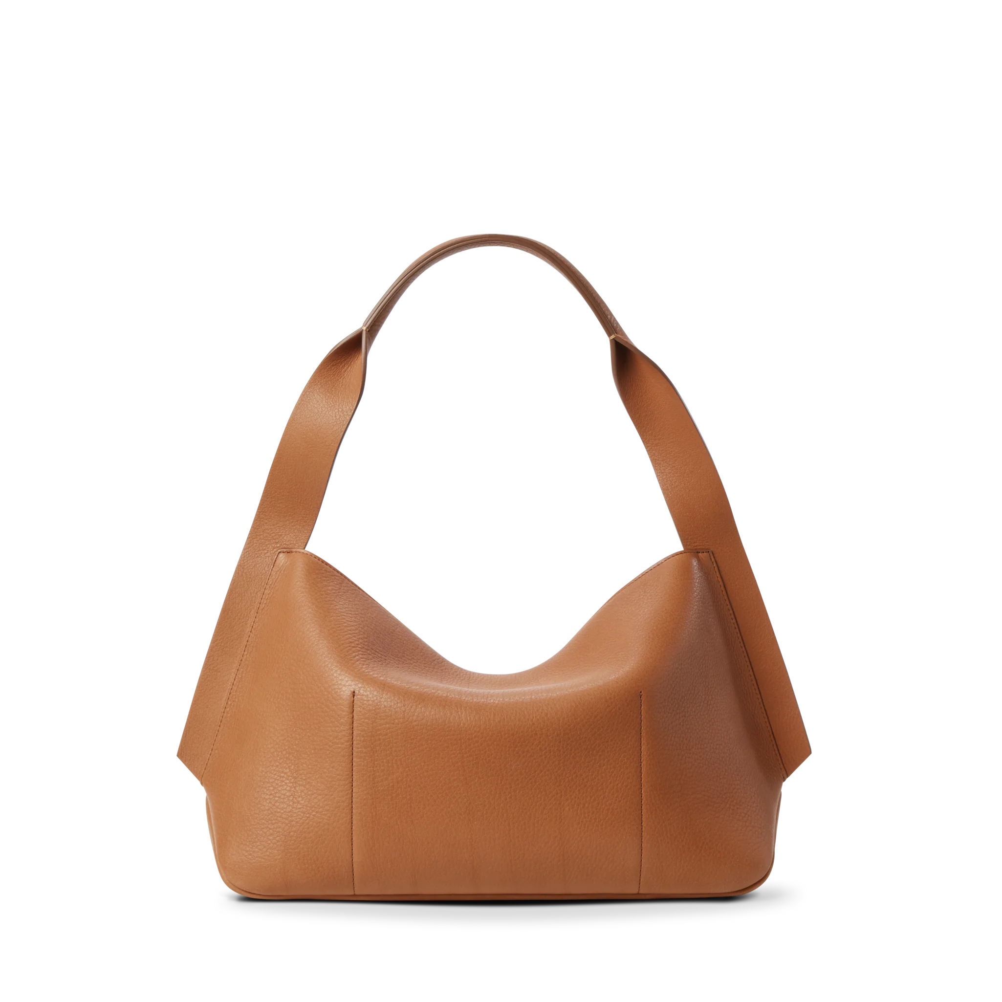 Medium Derby Shoulder Bag - Tan - Image 7