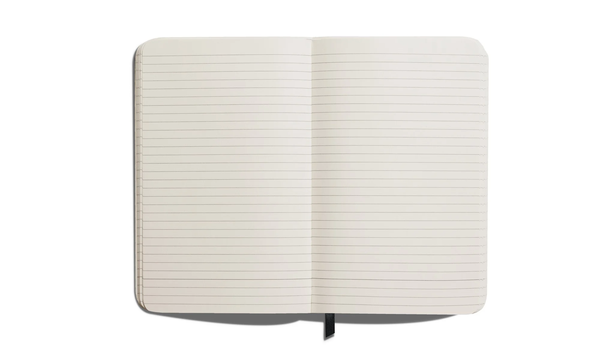 Medium Hard Ruled Journal - Black - Image 3