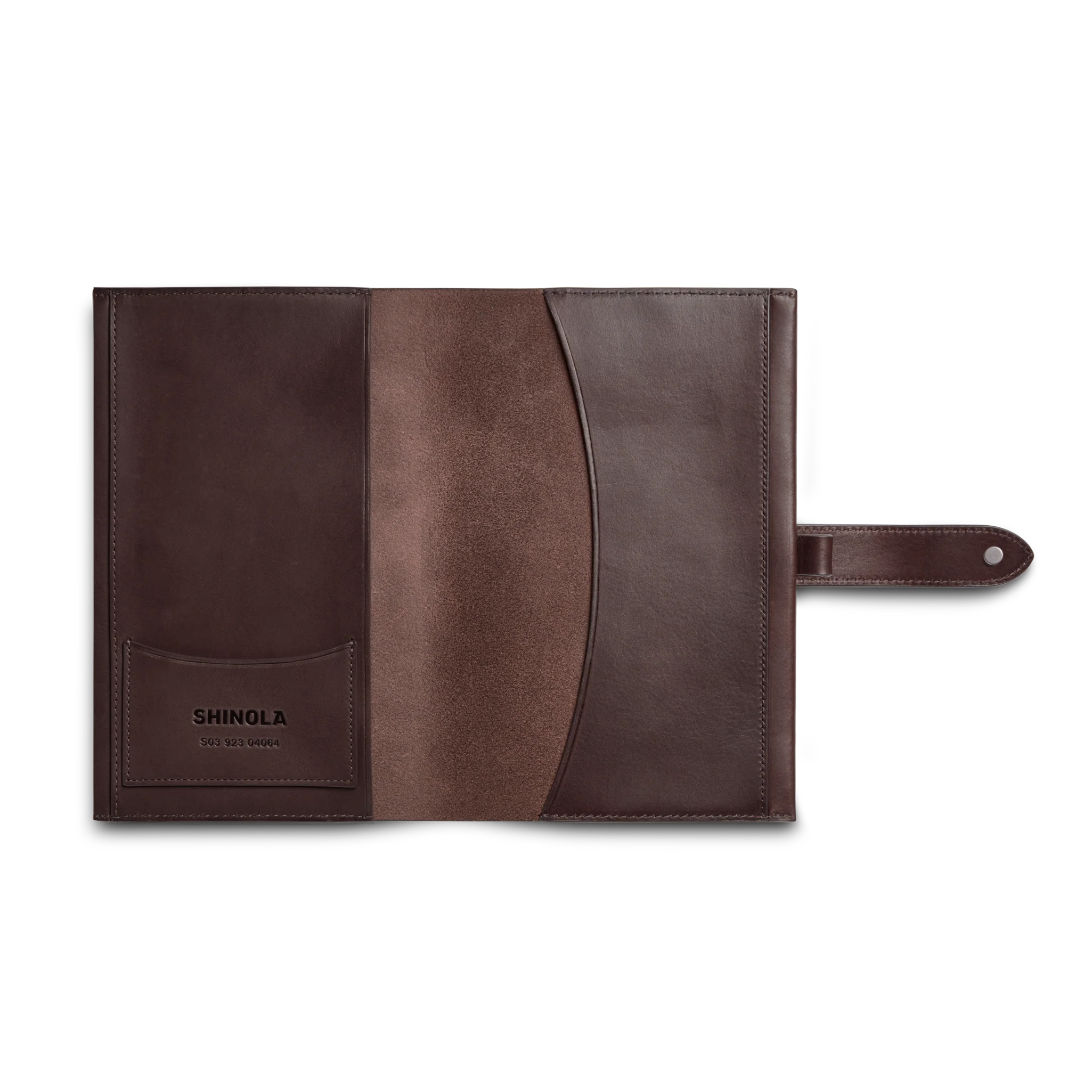 Medium Snap Journal Cover - Dark Brown Vachetta - Image 2