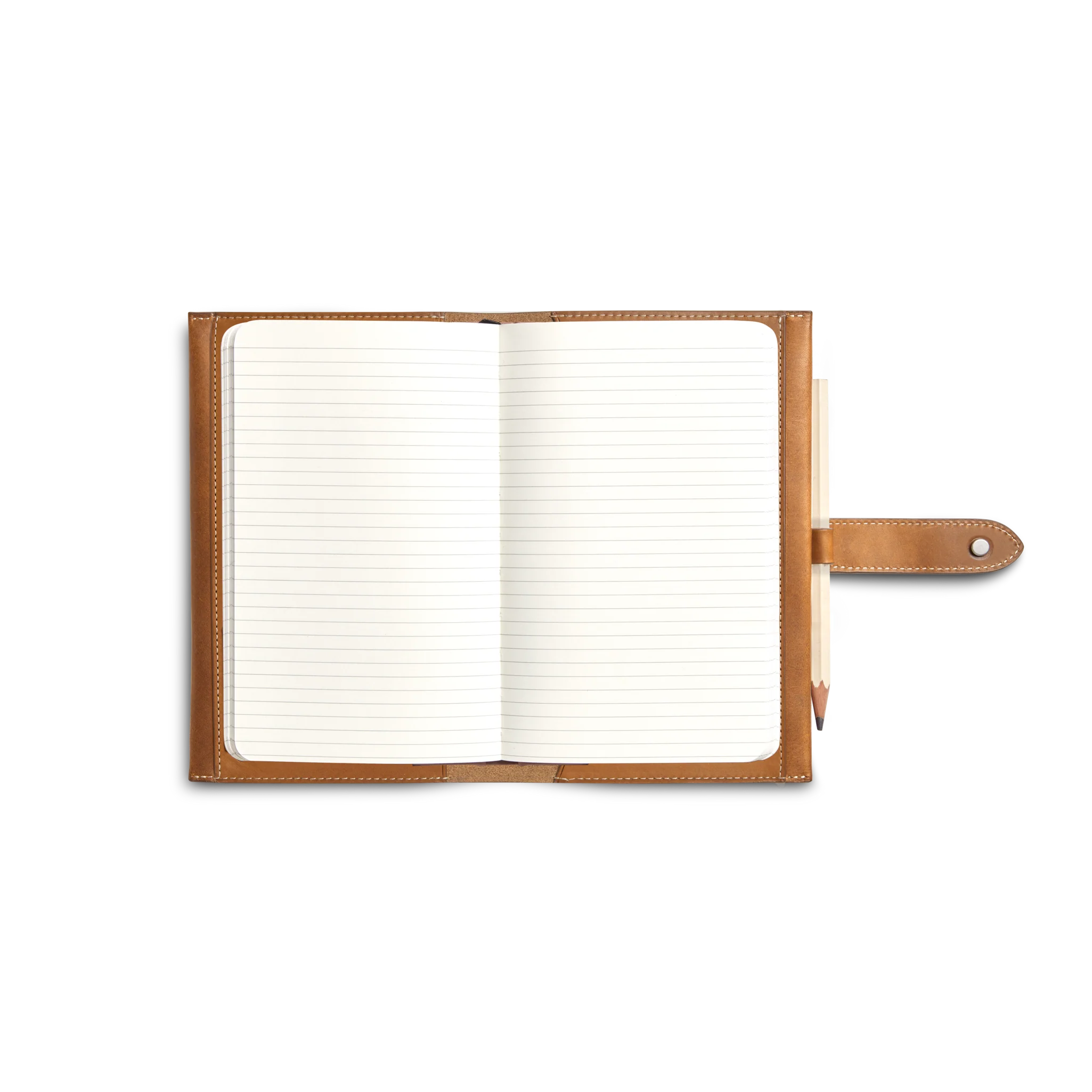 Medium Snap Journal Cover - Tan Vachetta - Image 3