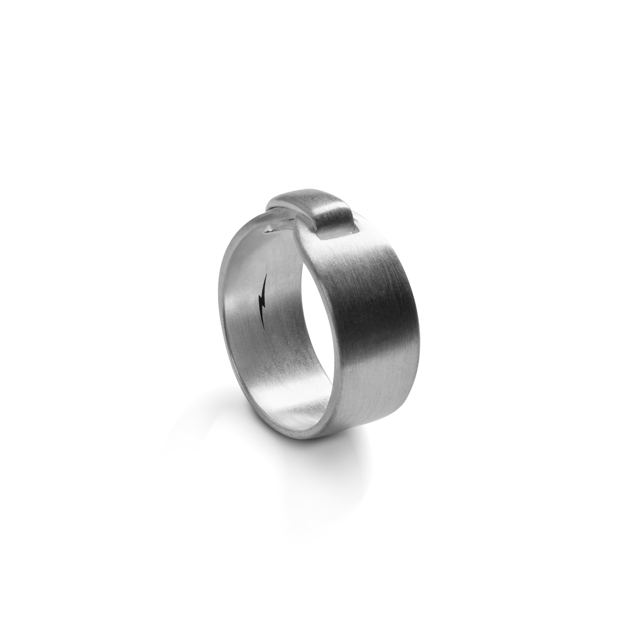 Men's Tag Ring - Sterling Silver - Image 4