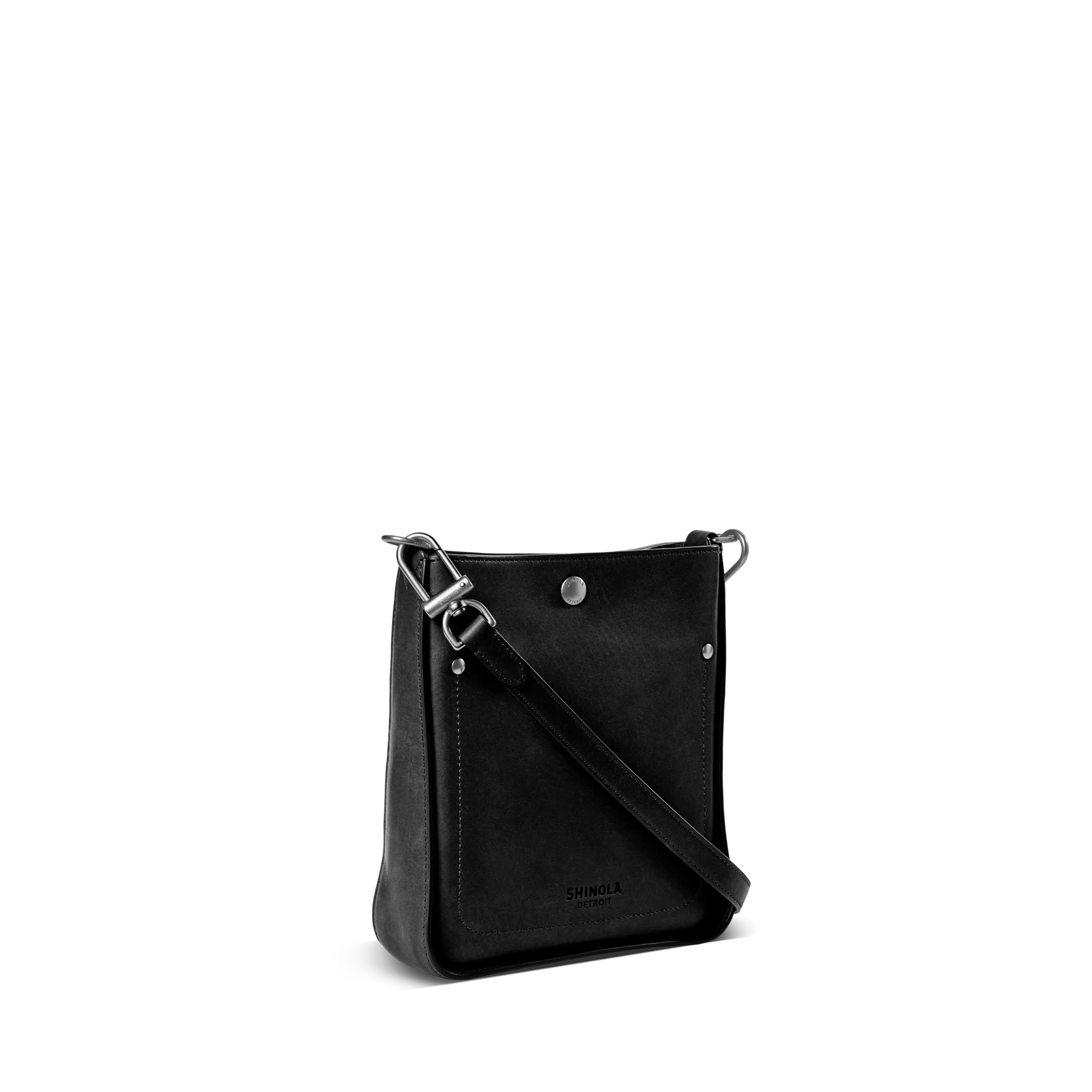 Mini Pocket Crossbody Bag - Black - Image 3